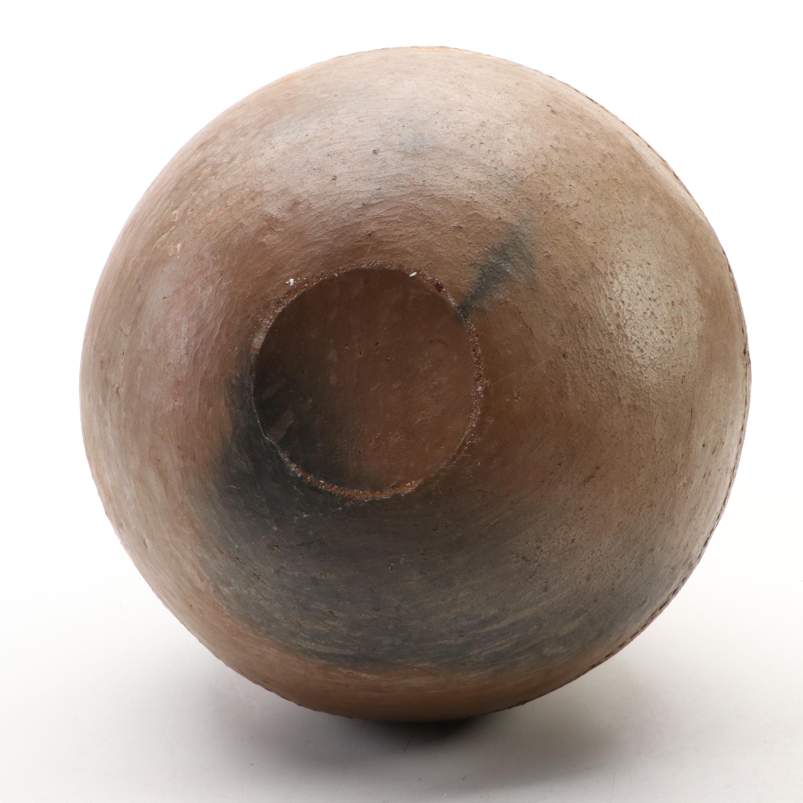 Zulu Ukhamba Black Clay Drinking Cup and Uphiso Fermenting Pot