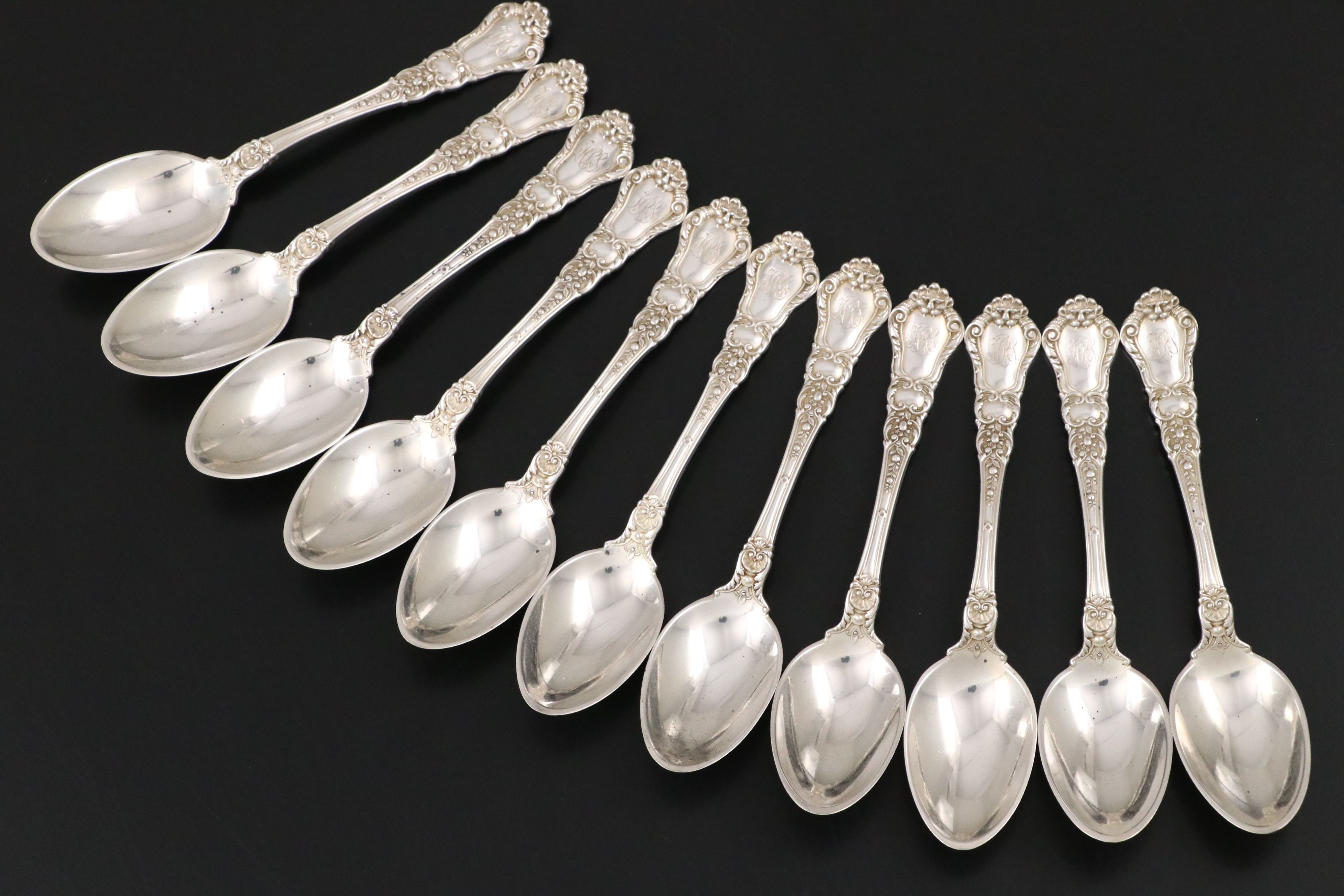 Gorham Sterling Silver "Baronial" Teaspoons