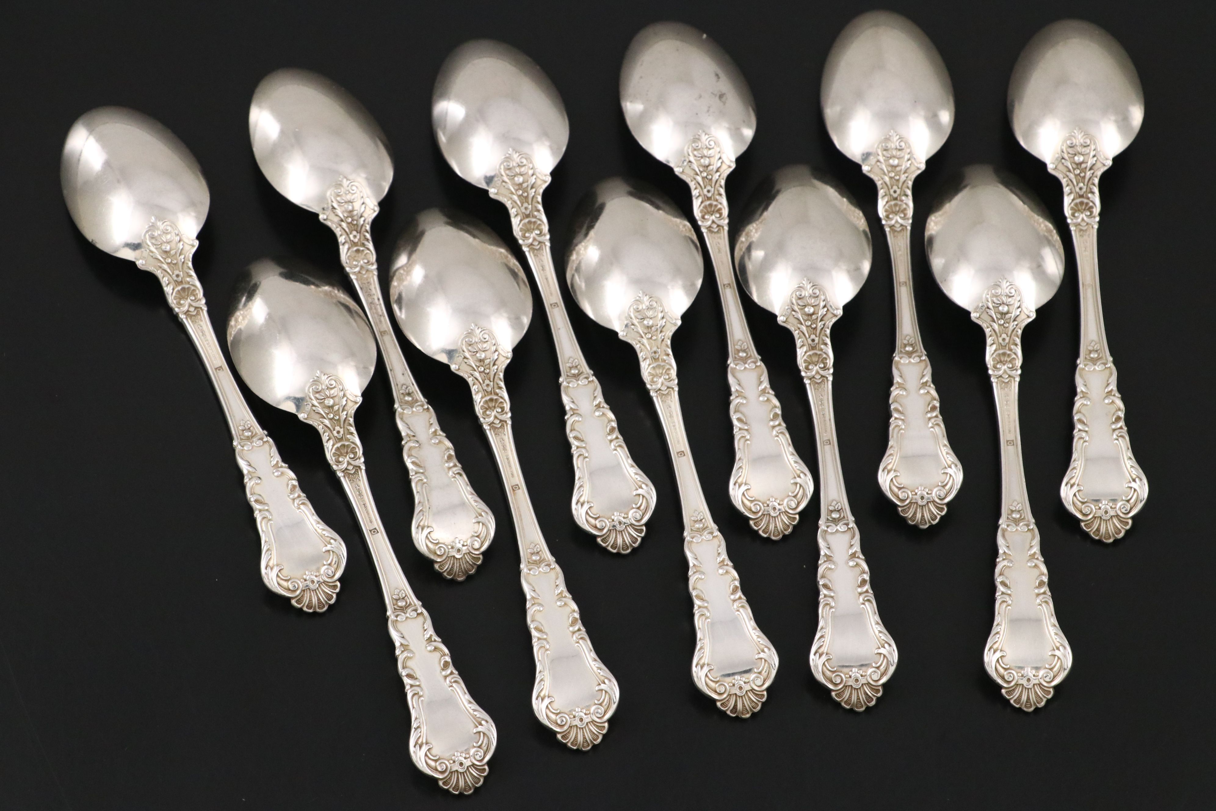 Gorham Sterling Silver "Baronial" Teaspoons