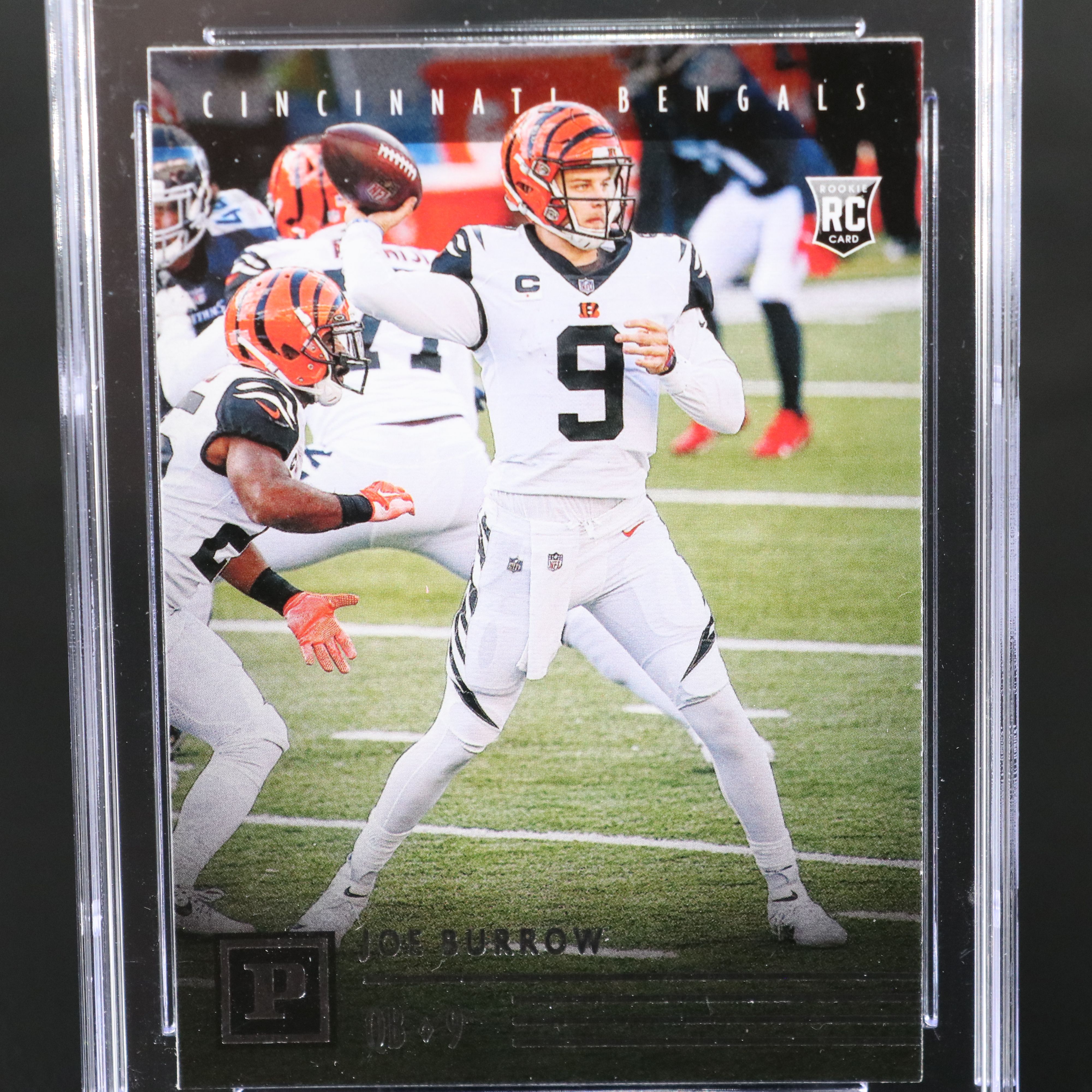 2020 Panini Chronicles Joe Burrow Rookie Football Card Graded CSG 10
