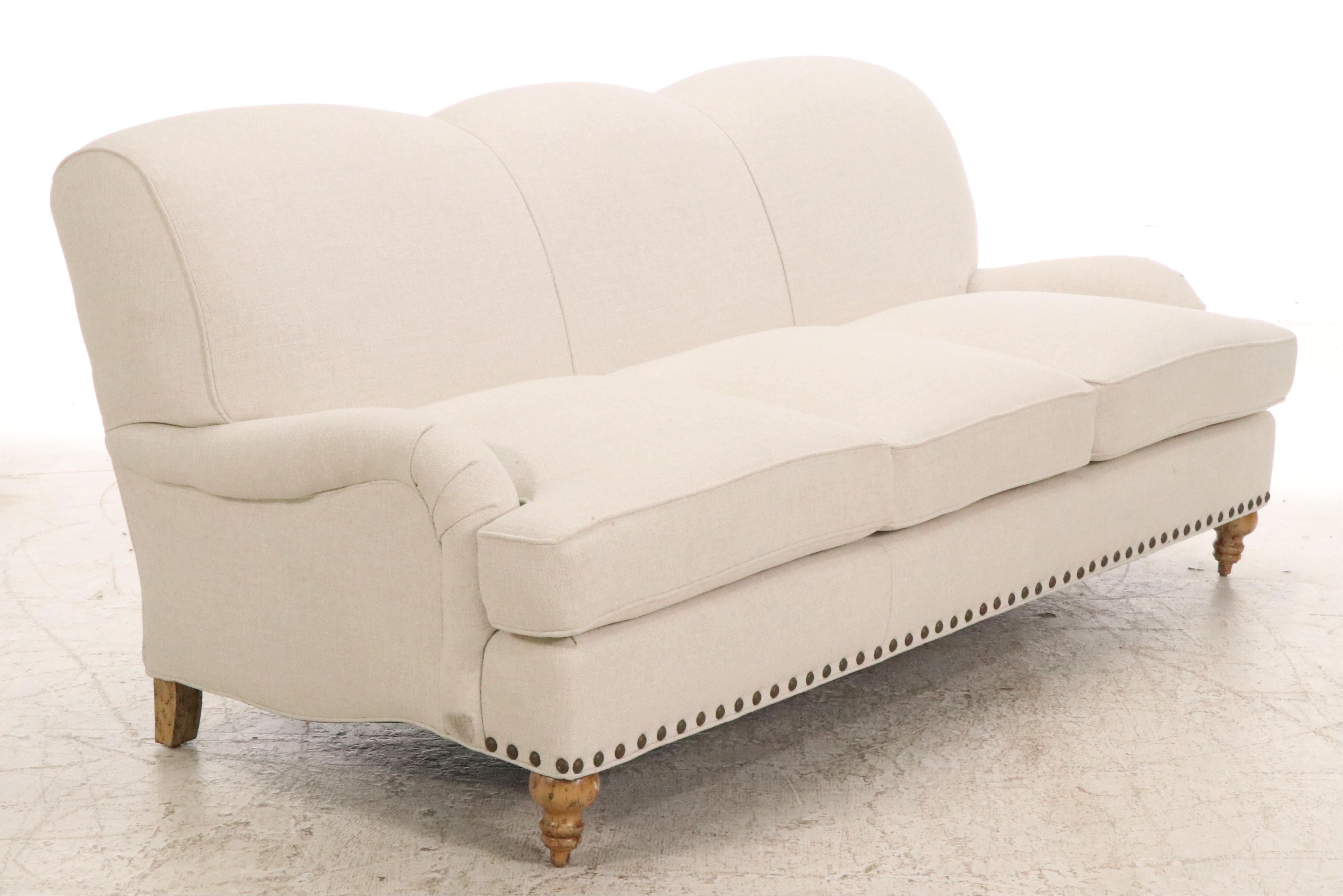 Arhaus "Outerbanks" Contemporary Fabric Upholstered Sofa