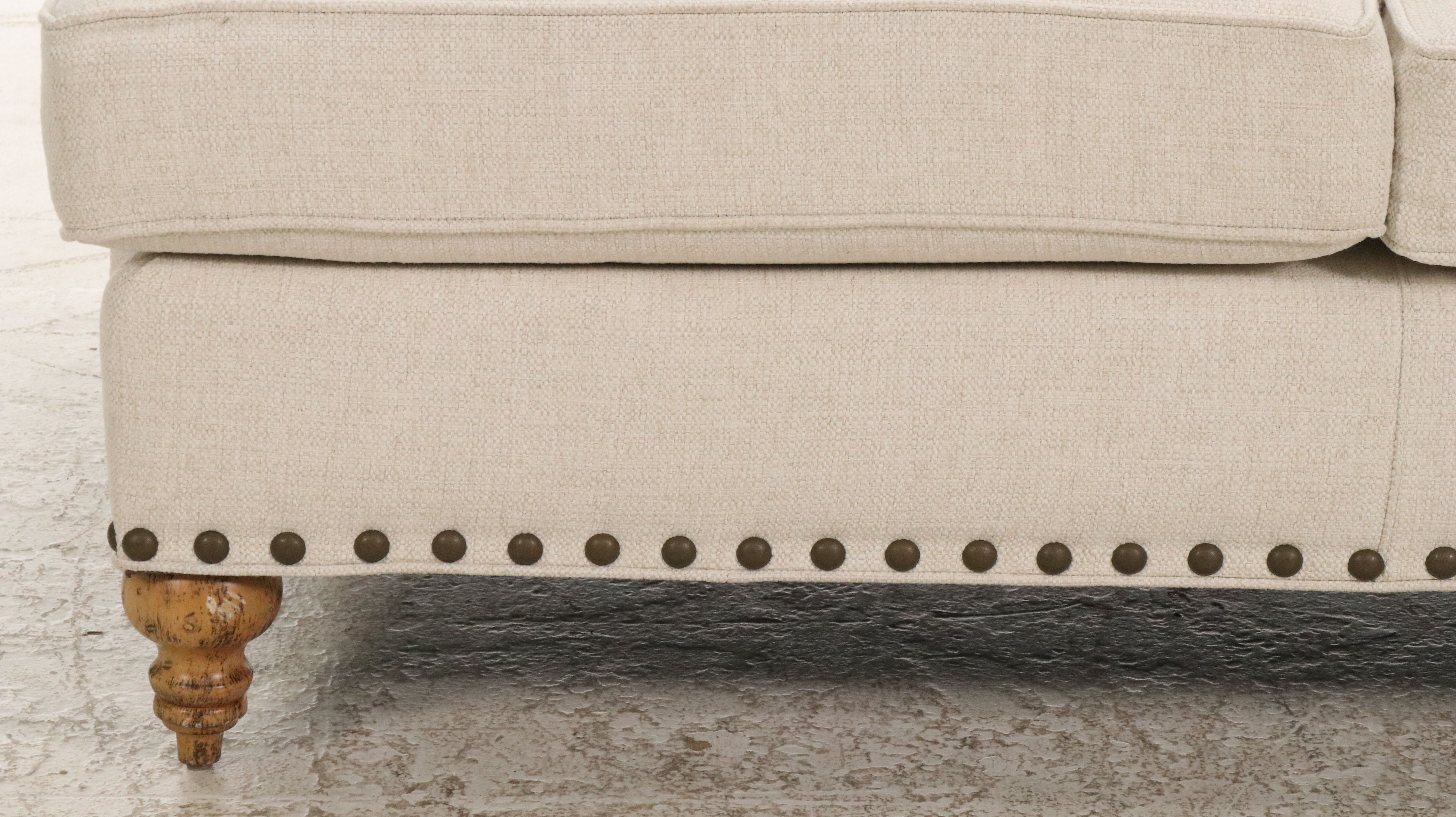 Arhaus "Outerbanks" Contemporary Fabric Upholstered Sofa