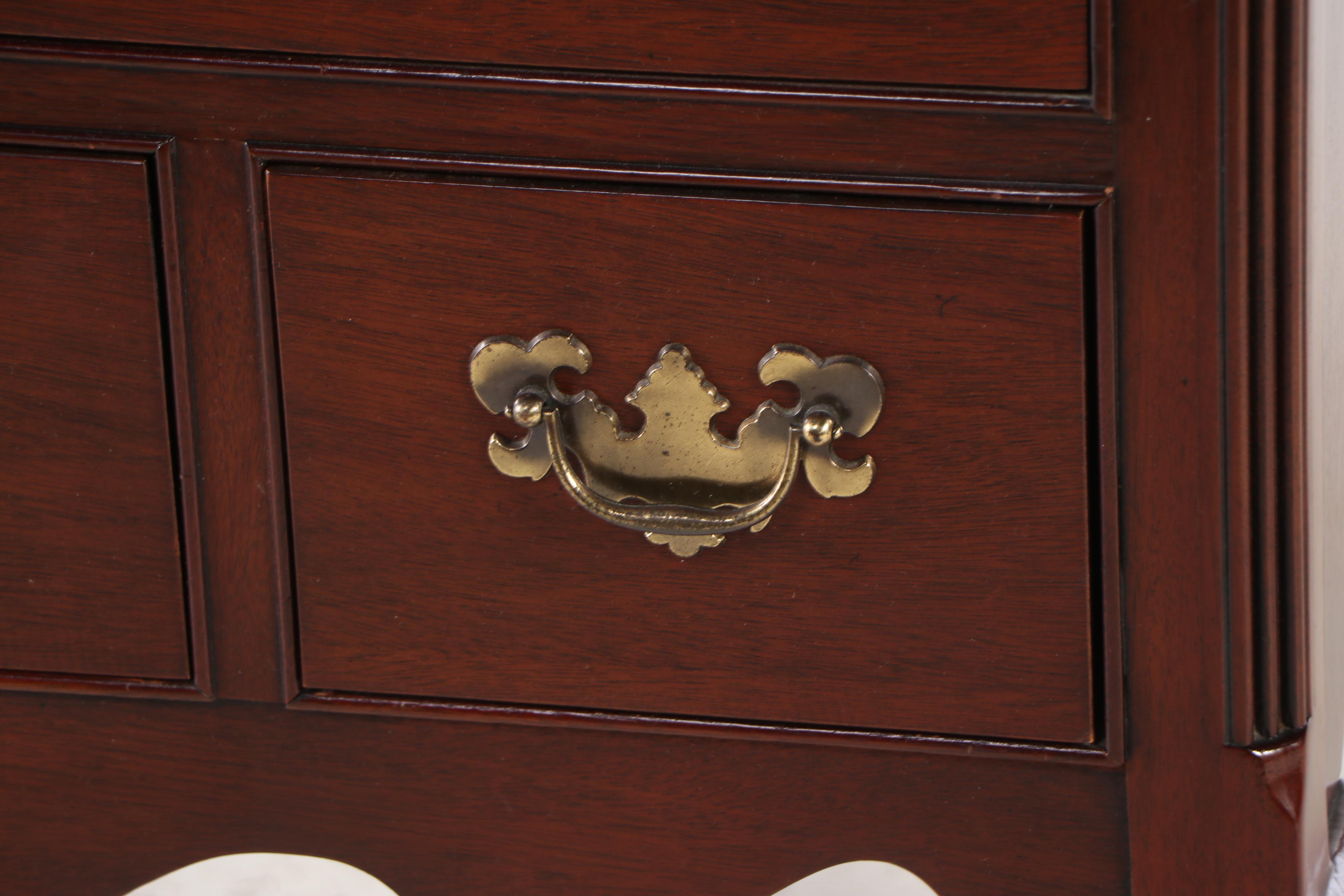 Henredon Queen Anne Style Mahogany Highboy