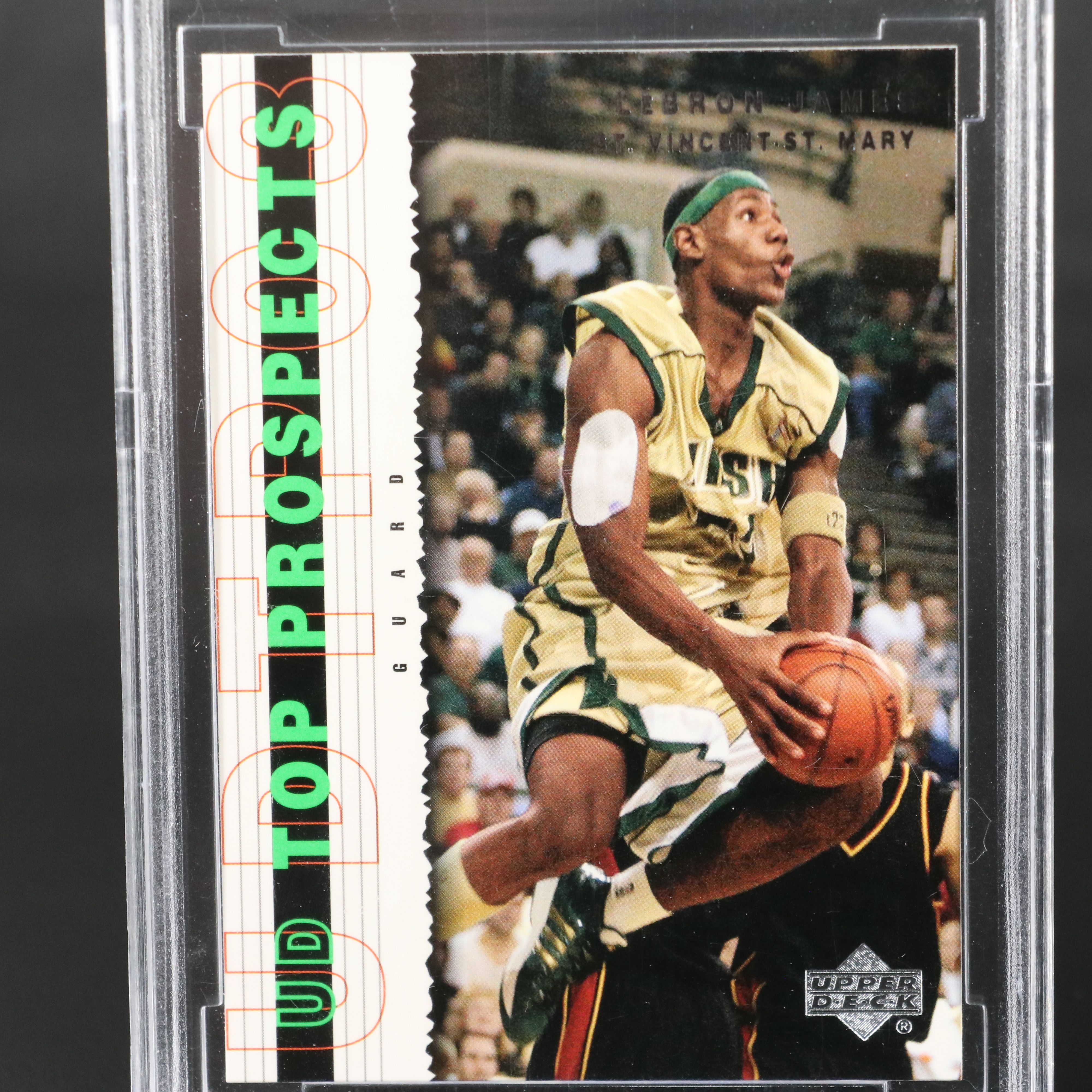 2003-04 Upper Deck LeBron James Top Prospects Basketball Card Graded BCCG 10