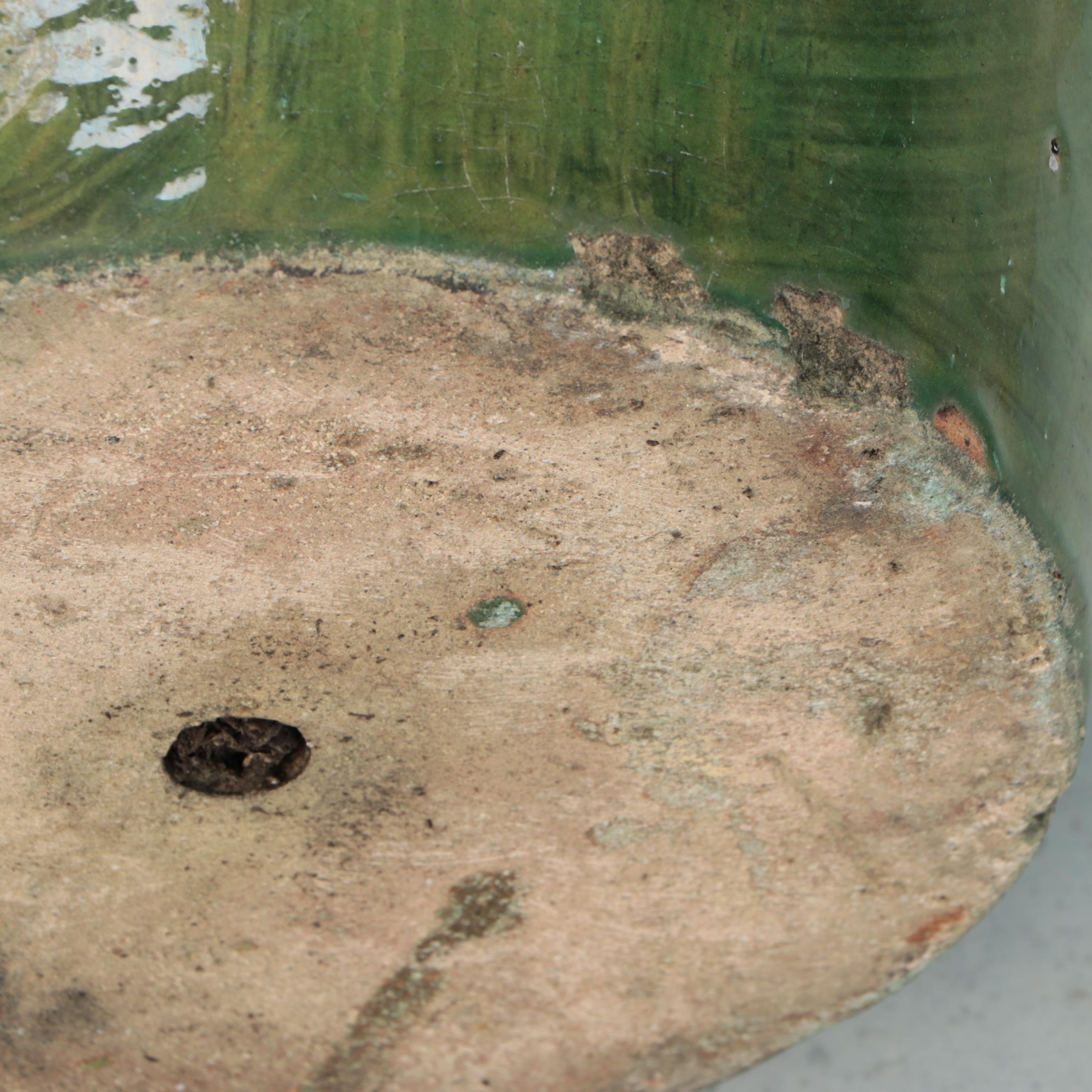 Large Drip Glaze Pottery Vase