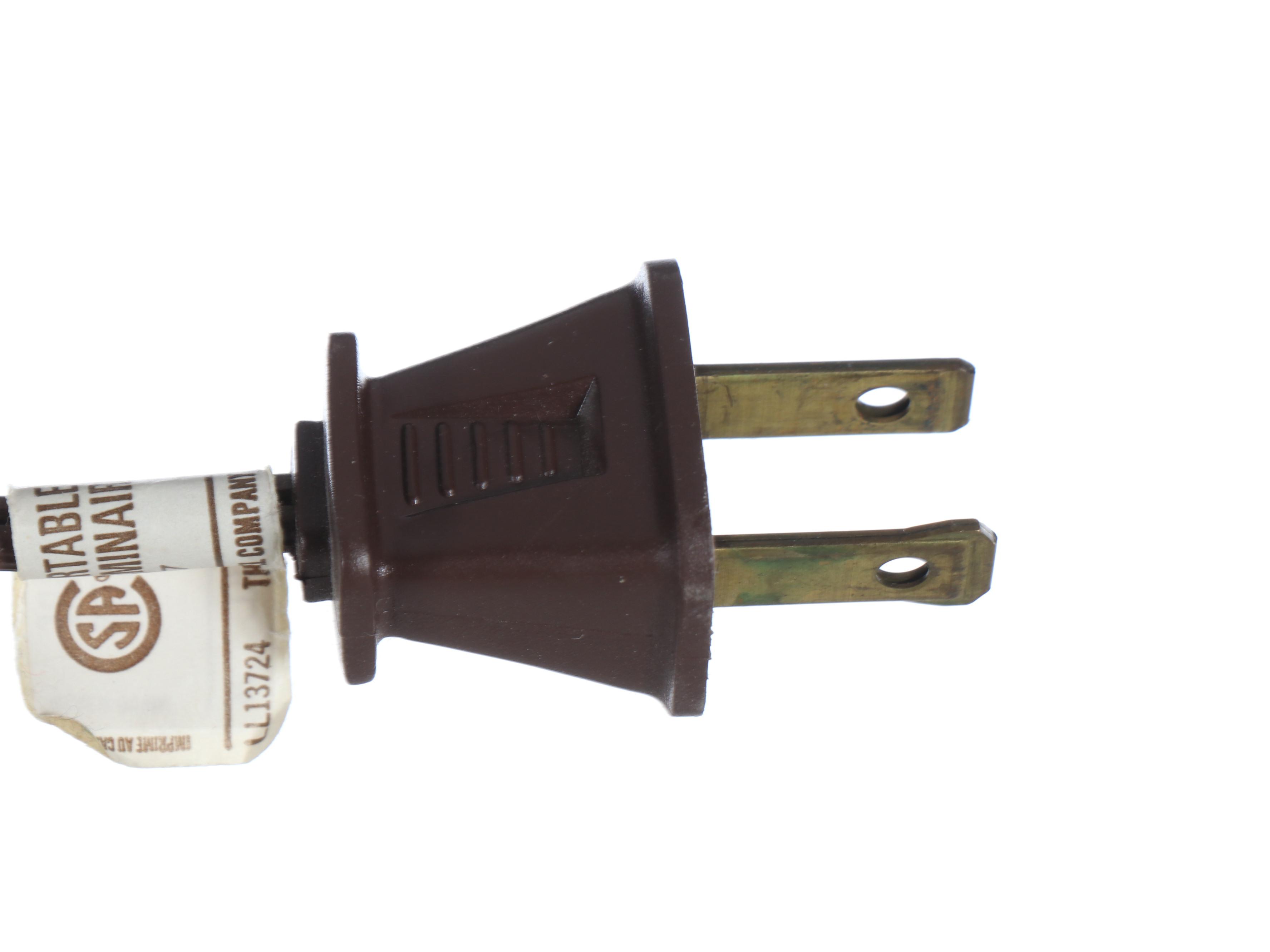 Stiffel Brass Table Lamp with Pleaded Fabric Shade