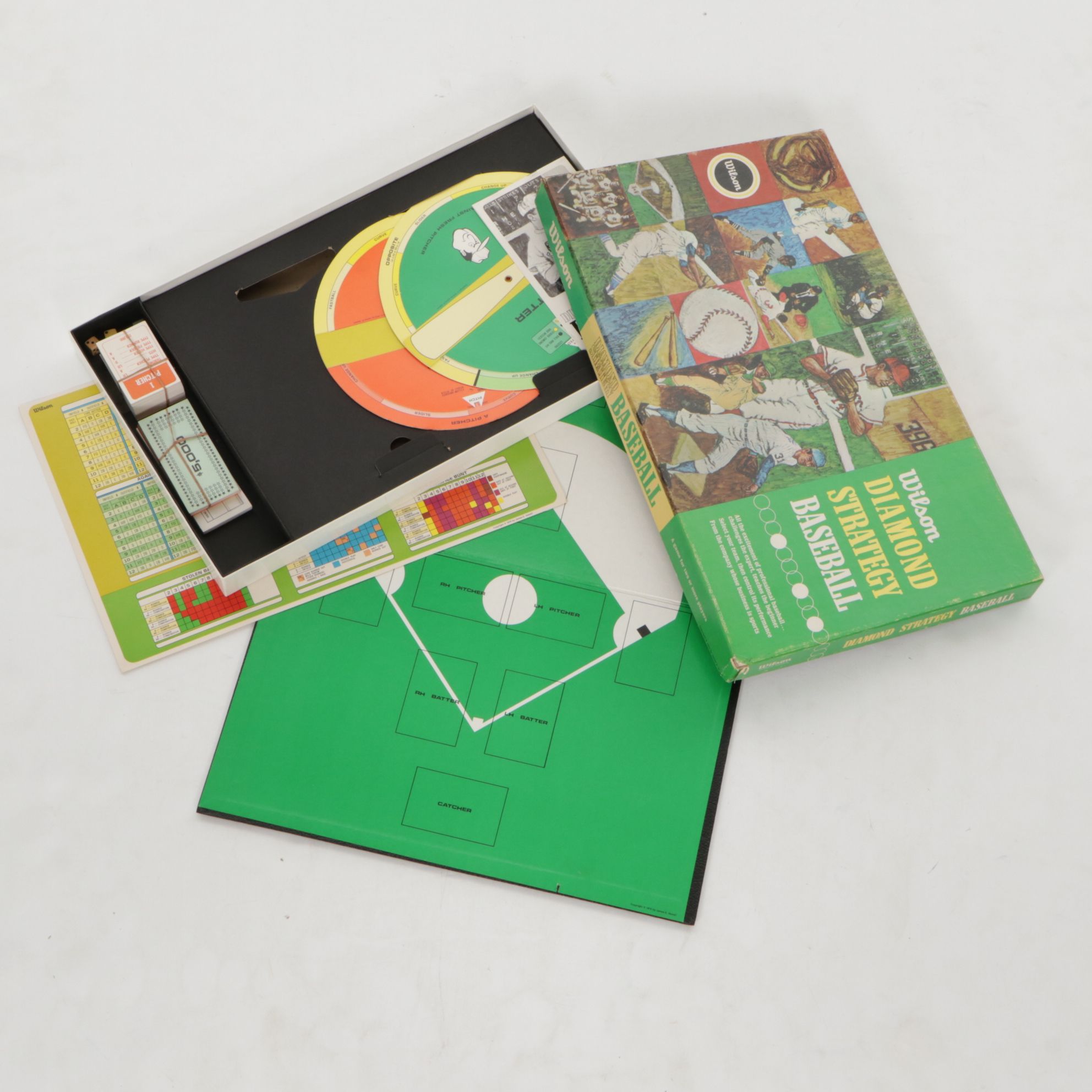 Wilson "Diamond Strategy Baseball" with Other Baseball & Basketball Board Games
