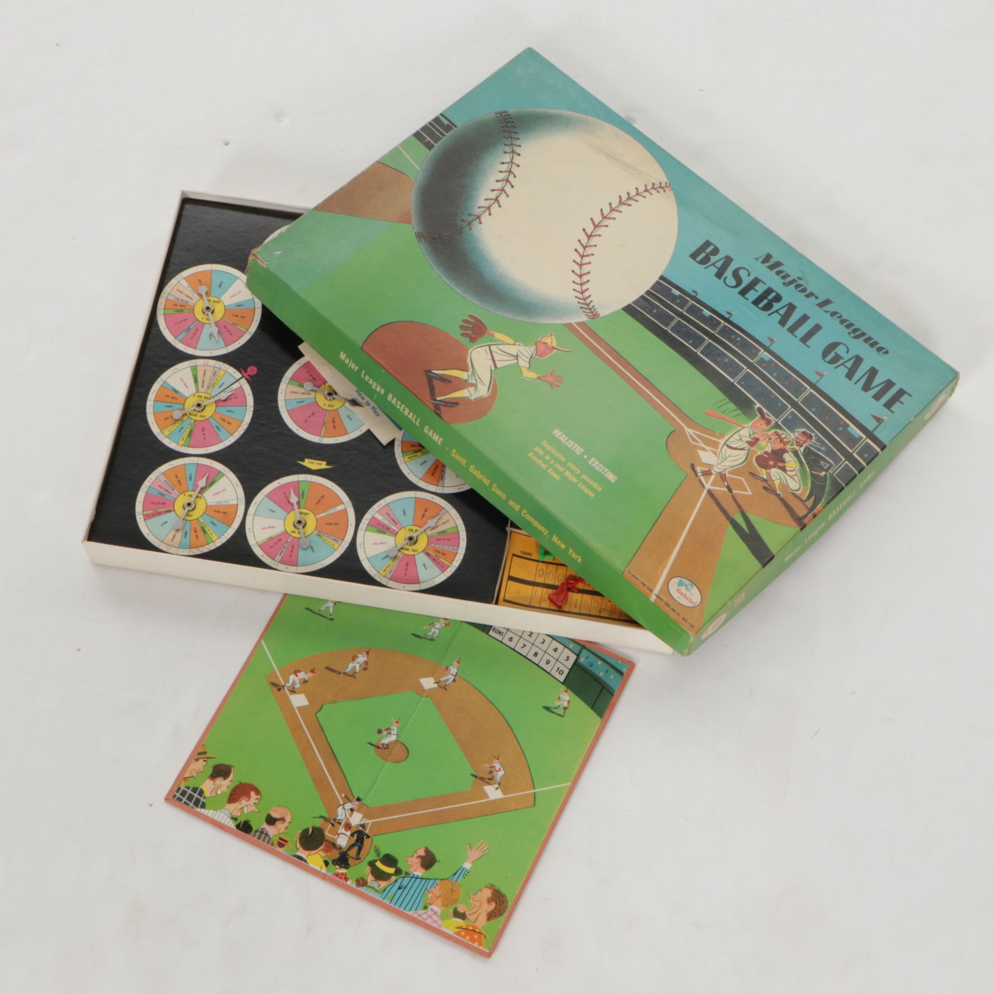 Wilson "Diamond Strategy Baseball" with Other Baseball & Basketball Board Games
