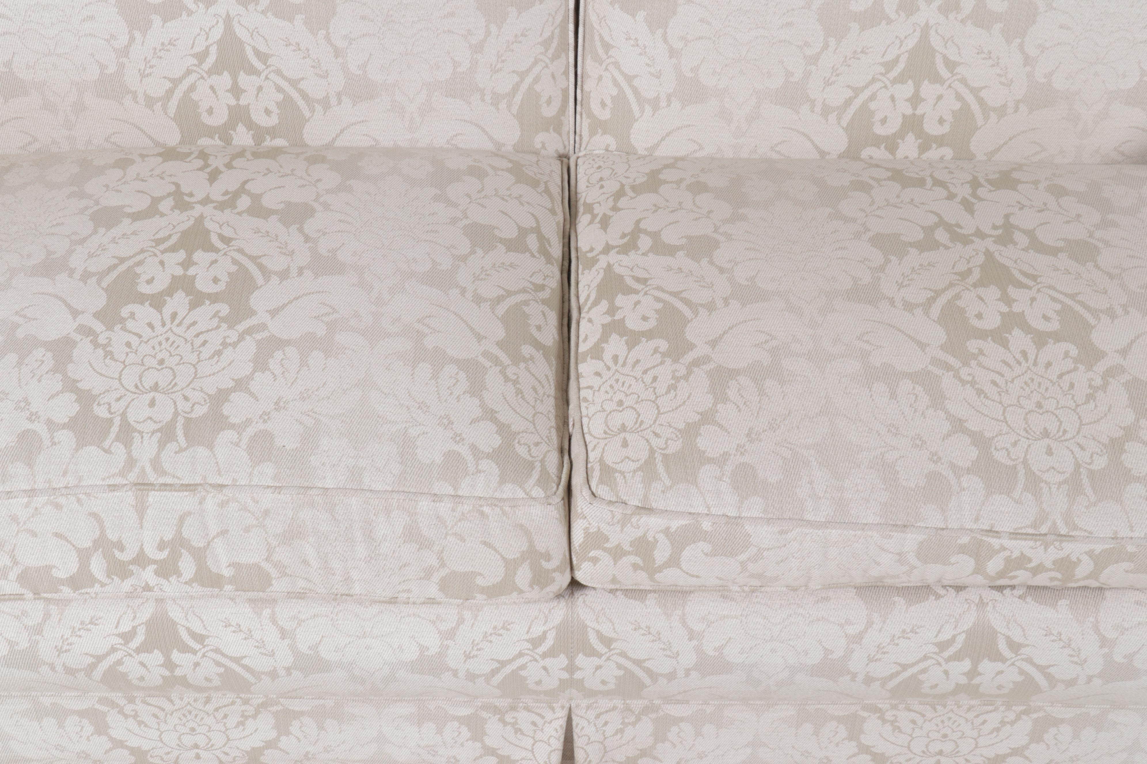 Damask Upholstered Sofa
