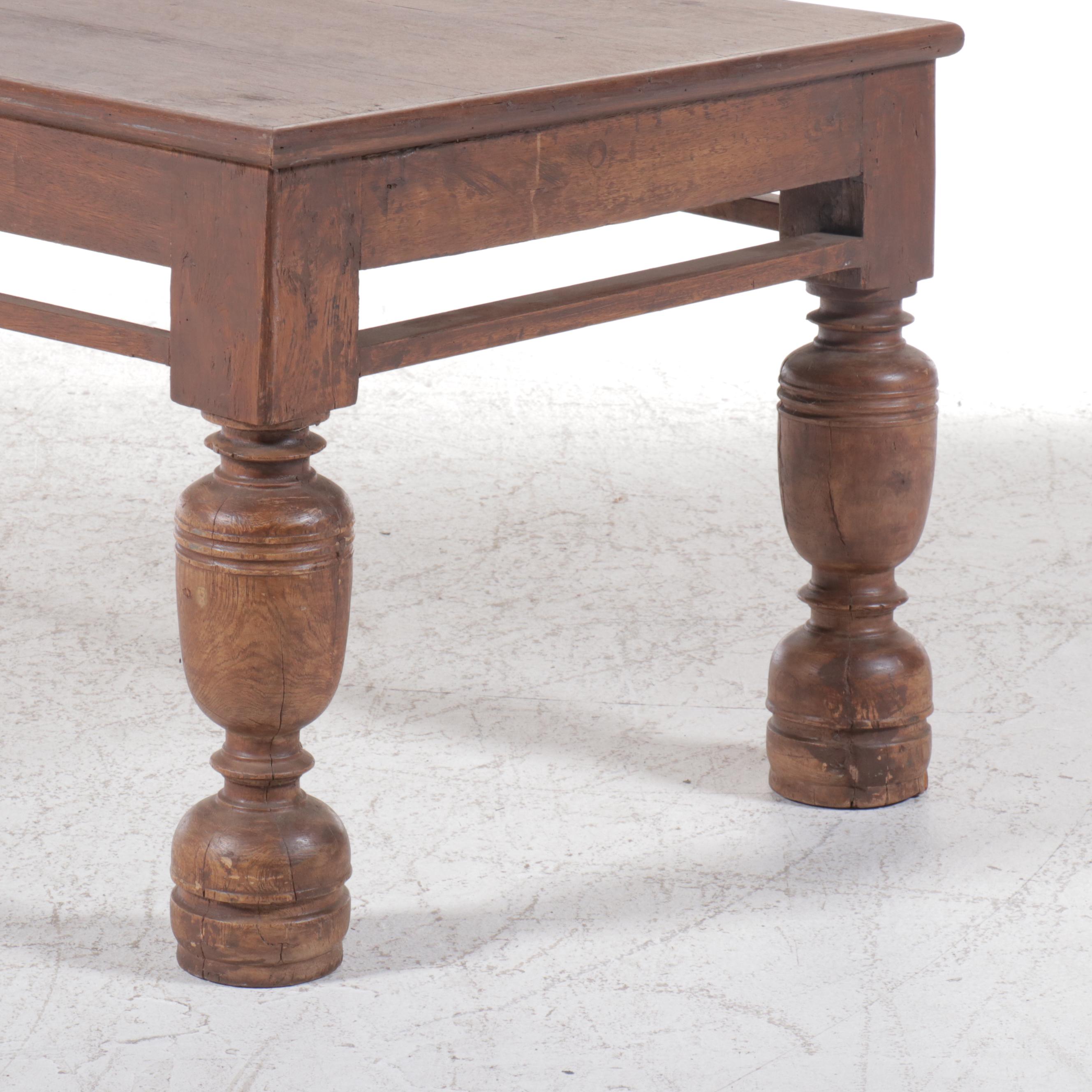Jacobean Style Wooden Coffee Table