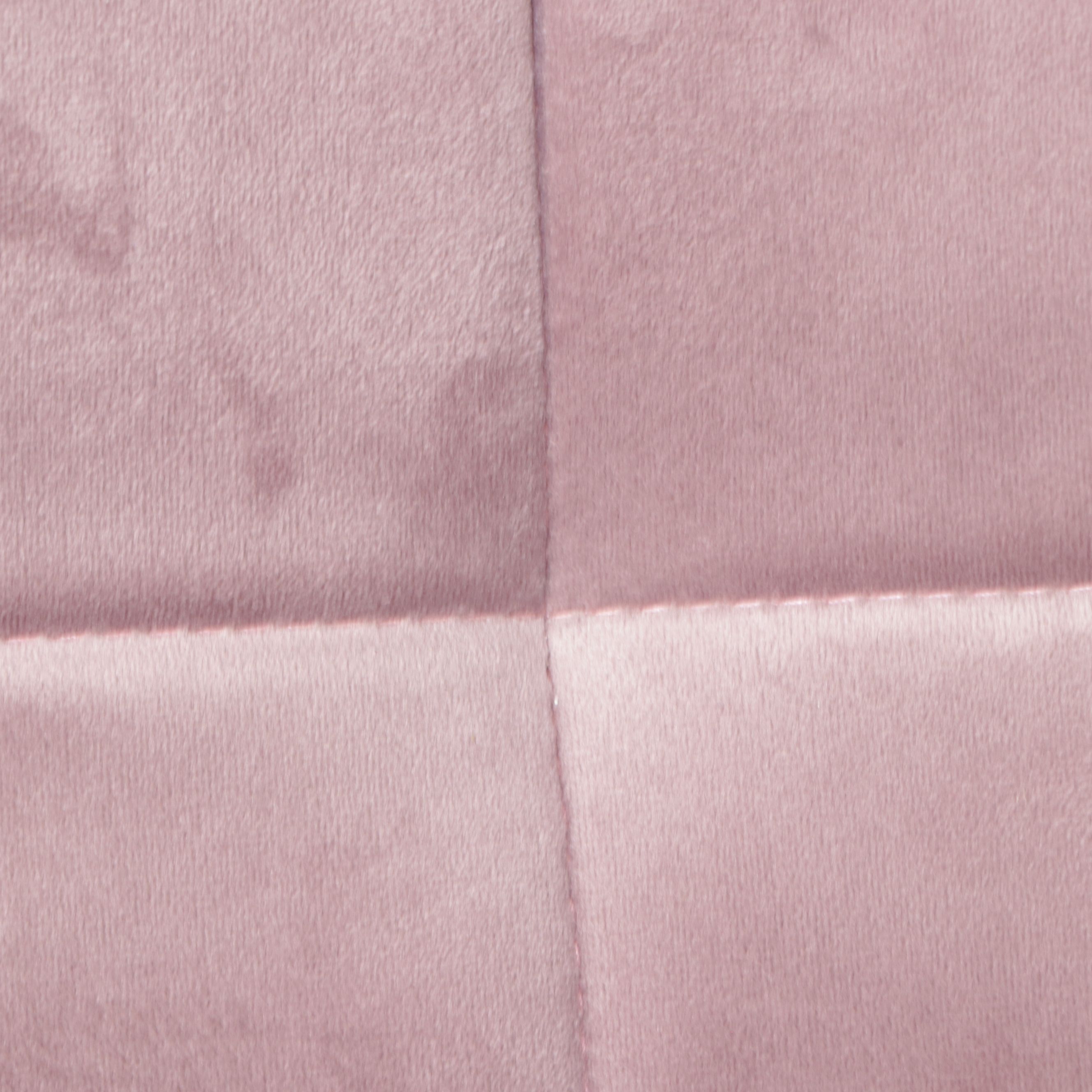 Pair of Mid Century Modern Style Upholstered Armchairs and Ottoman