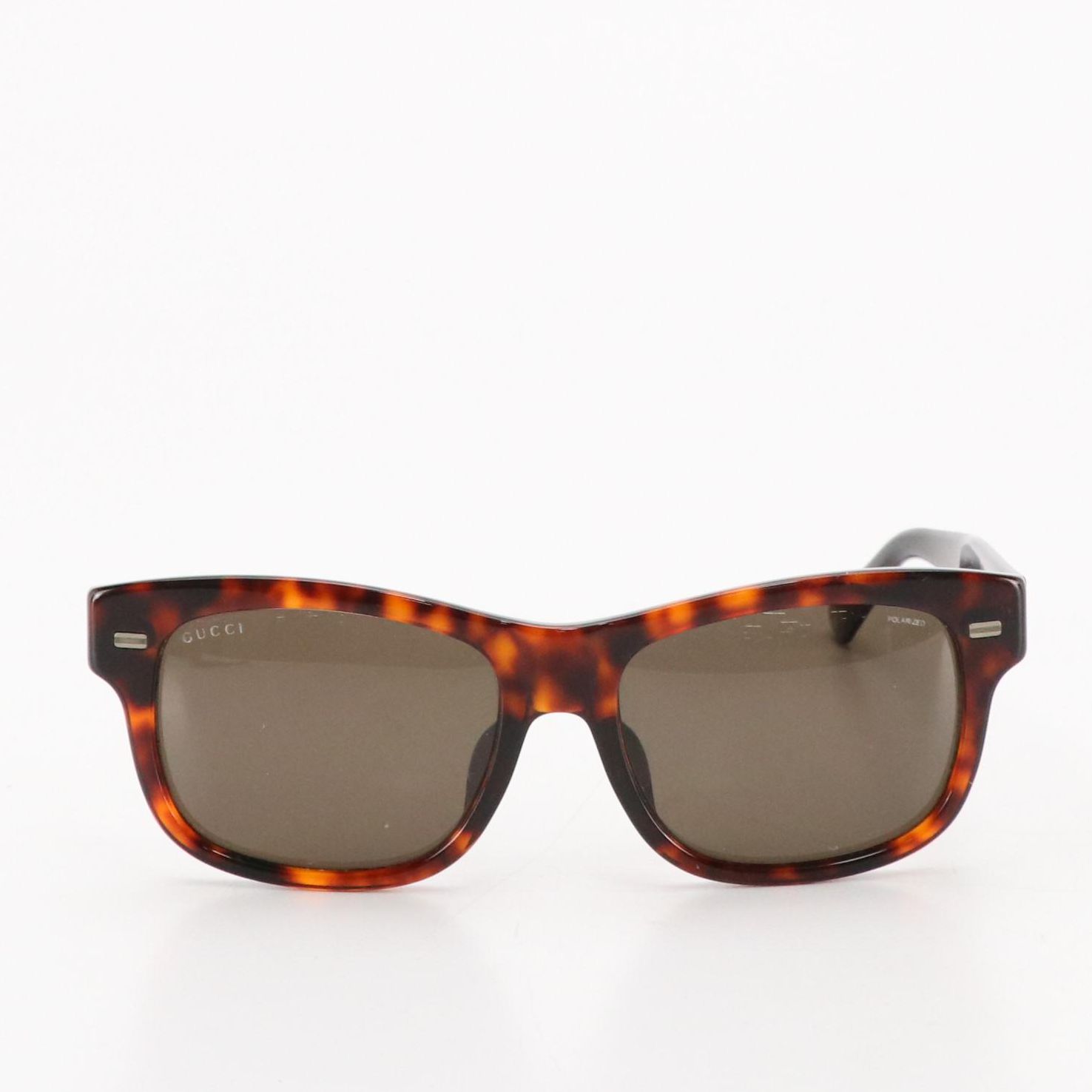 Gucci GG1085/F/S WR9SP Polarized Havana Square Sunglasses in Case