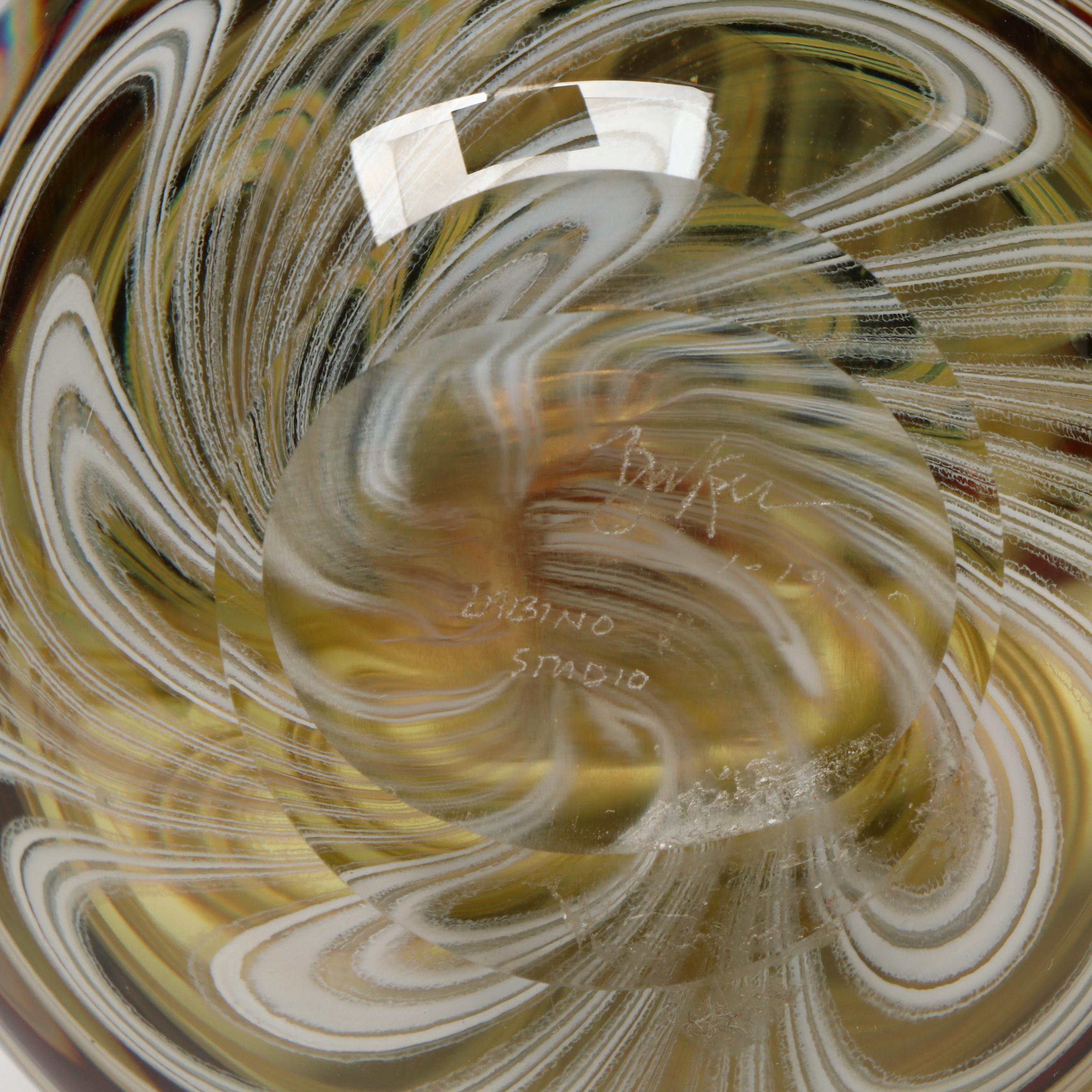 Labino Studios Art Glass Perfume Bottles, Mid to late 20th C