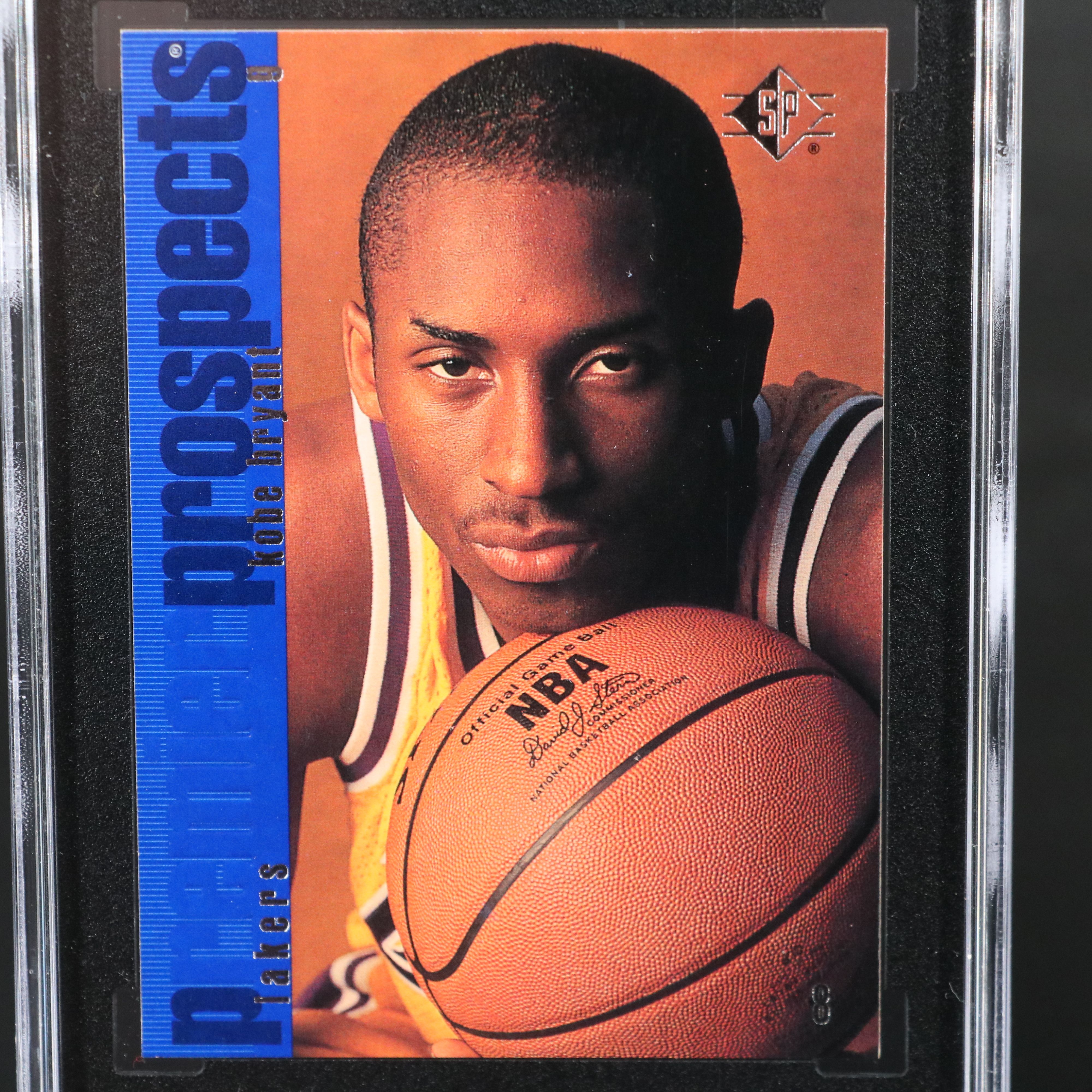 1996-97 SP Kobe Bryant Los Angeles Lakers Rookie Card Graded SGC 9