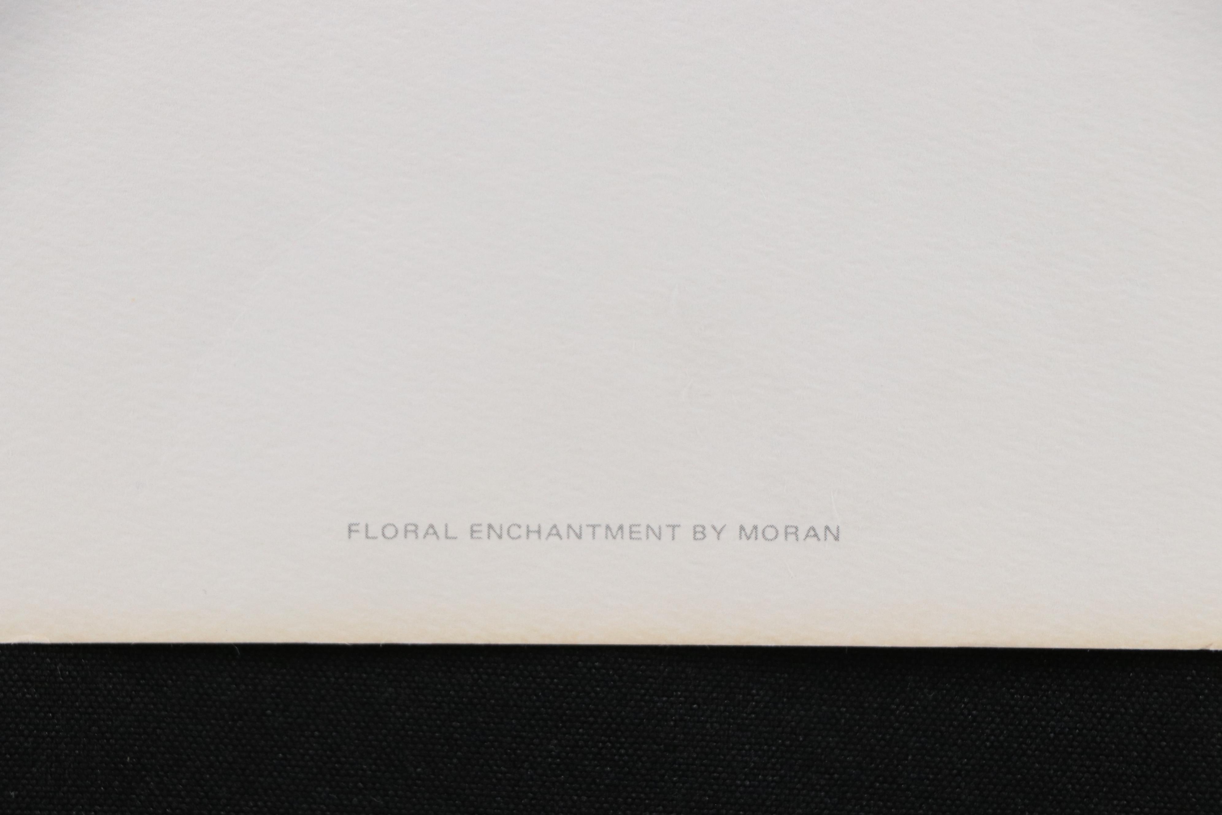 Pat Moran Offset Lithograph "Floral Enchantment," circa 1985