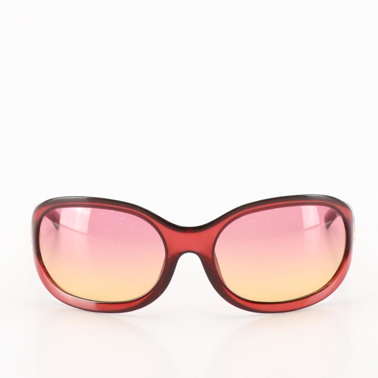 Gucci GG 1488/S PC6 Red Gradient Lens Oversized Oval Sunglasses