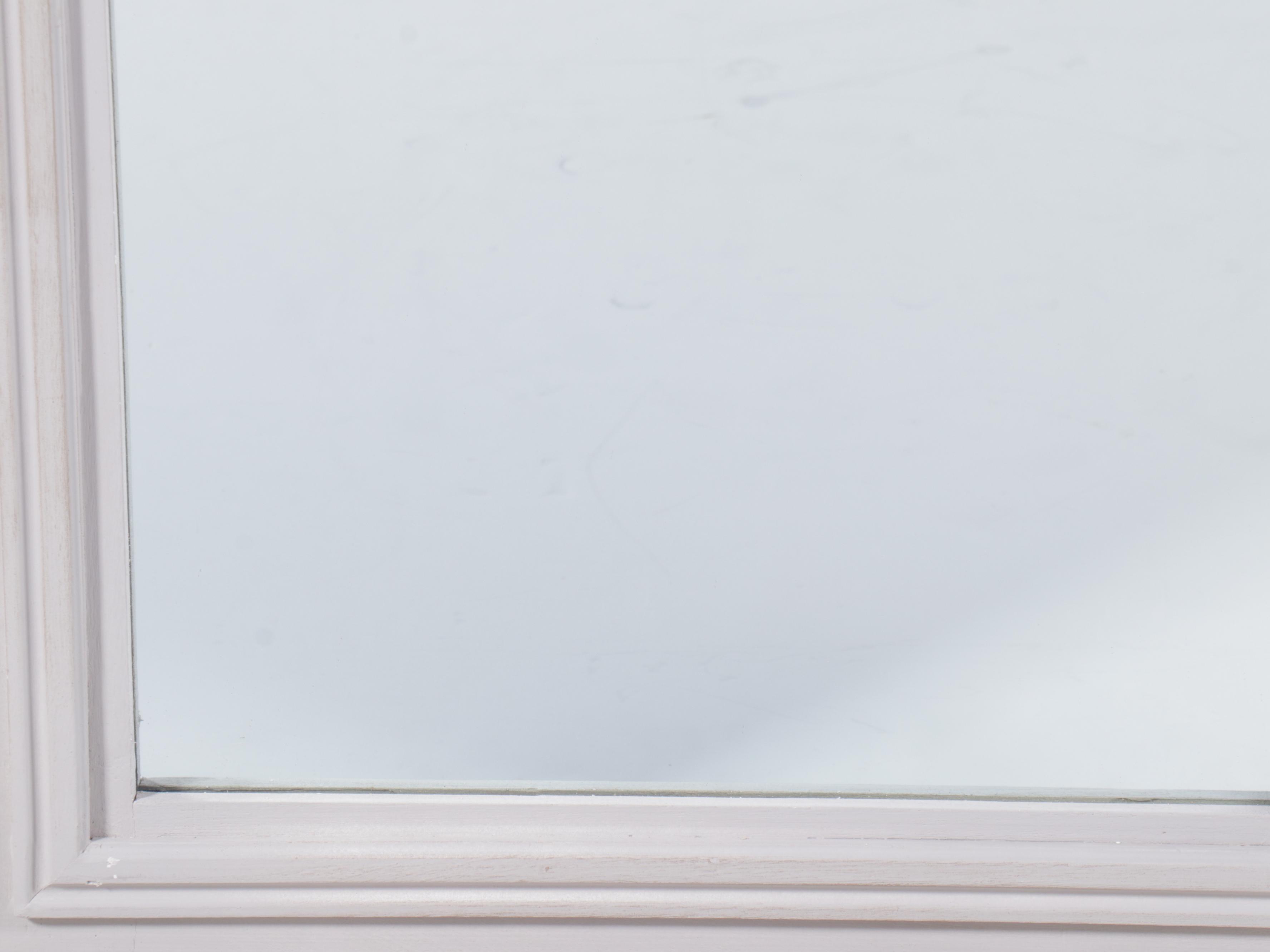 Louis XVI Style Painted Wood Framed Wall Mirror