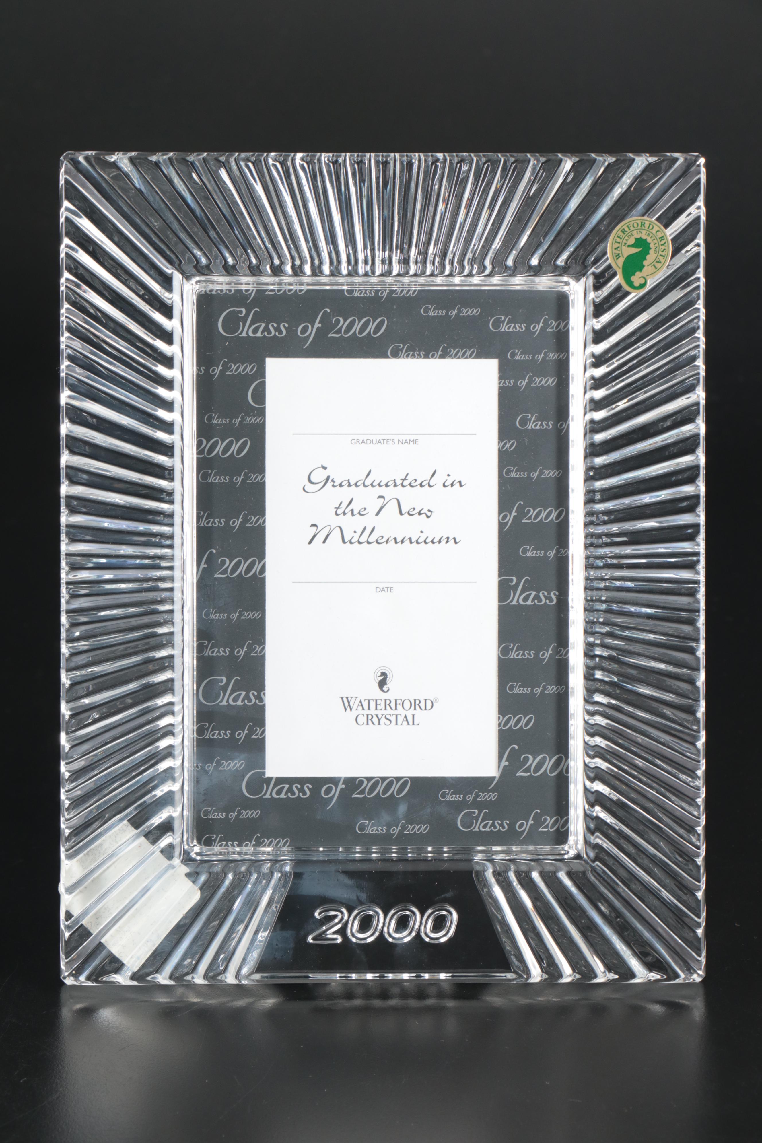 Waterford Crystal Millennium Series 4 x 6 Picture Frames