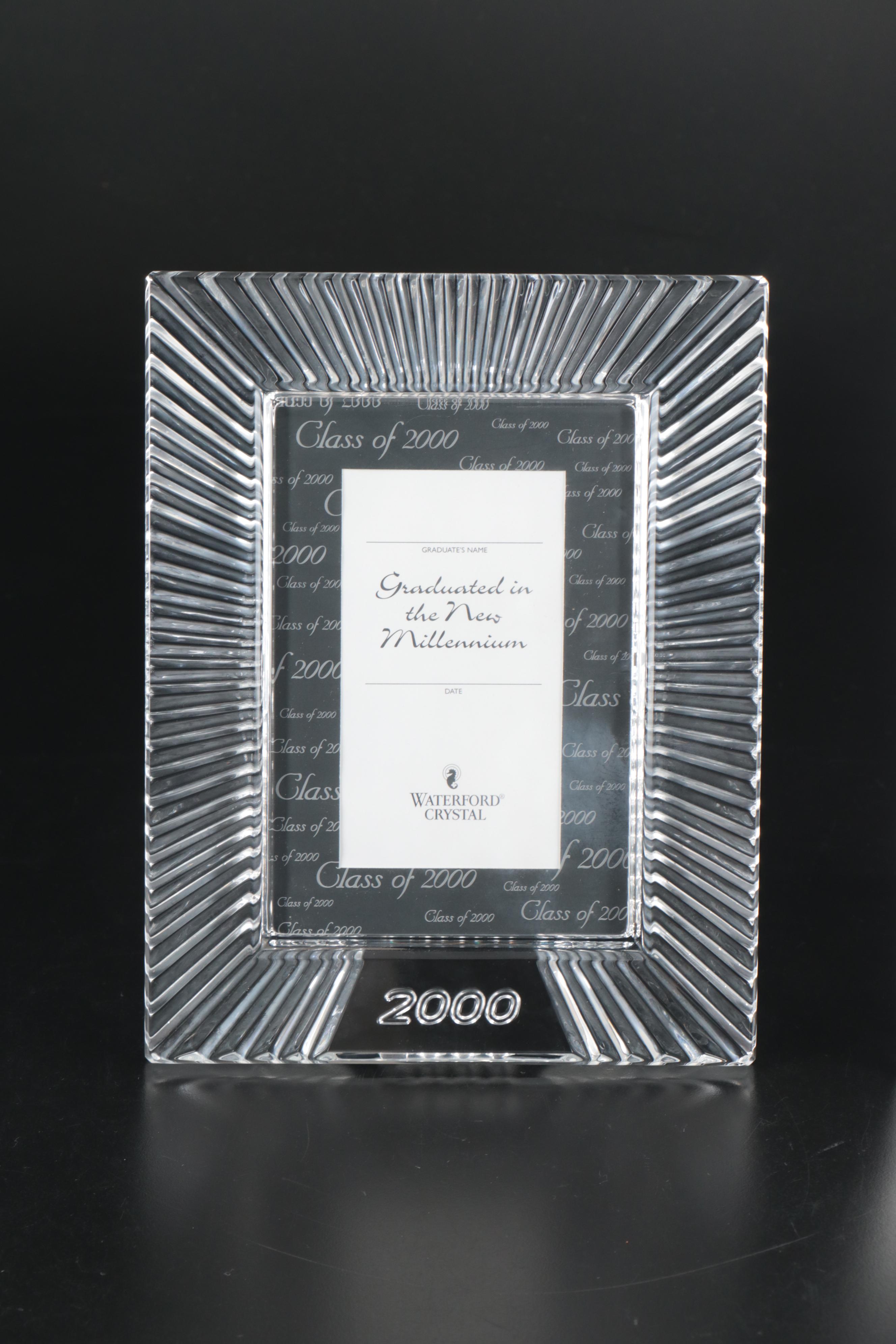 Waterford Crystal Millennium Series 4 x 6 Picture Frames