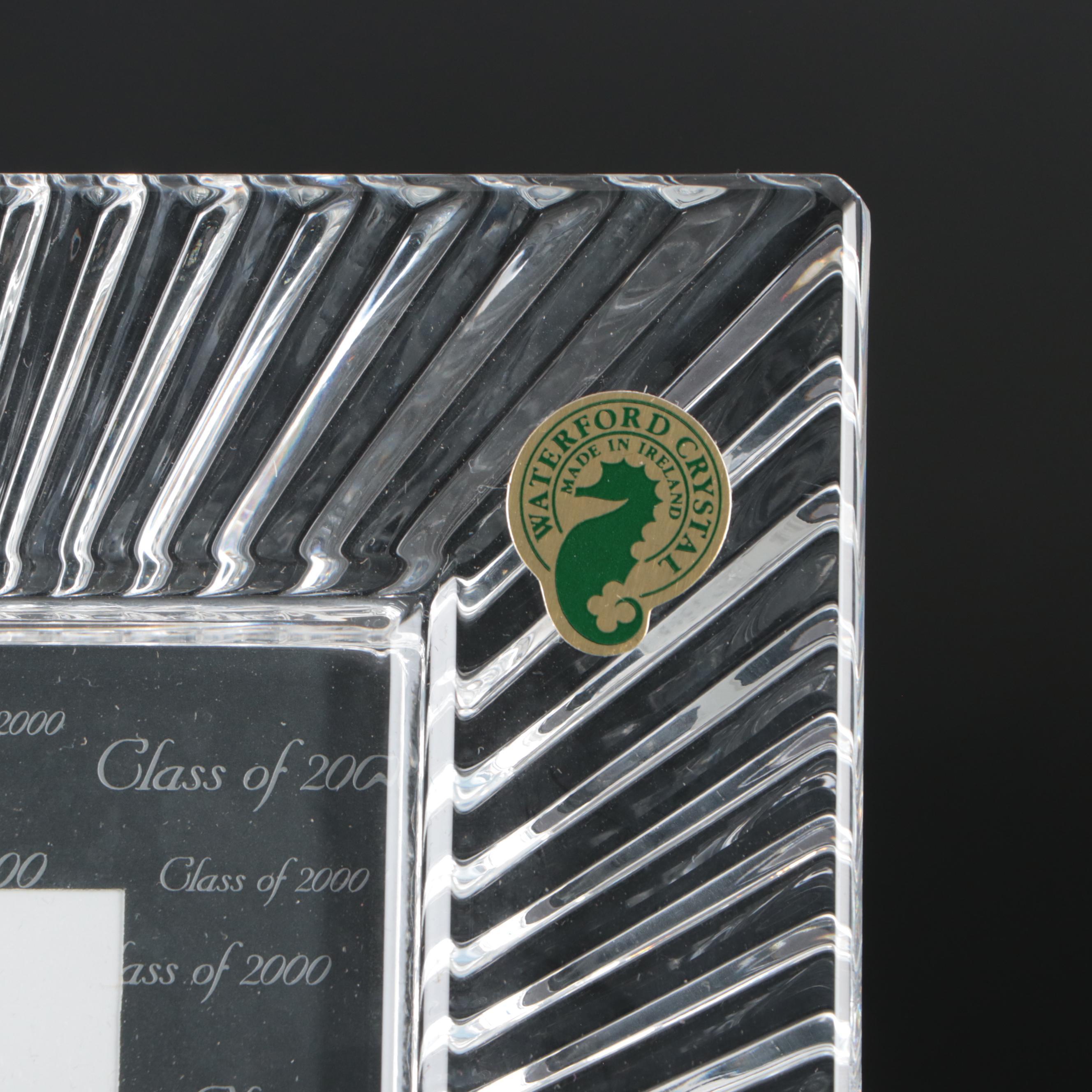 Waterford Crystal Millennium Series 4 x 6 Picture Frames