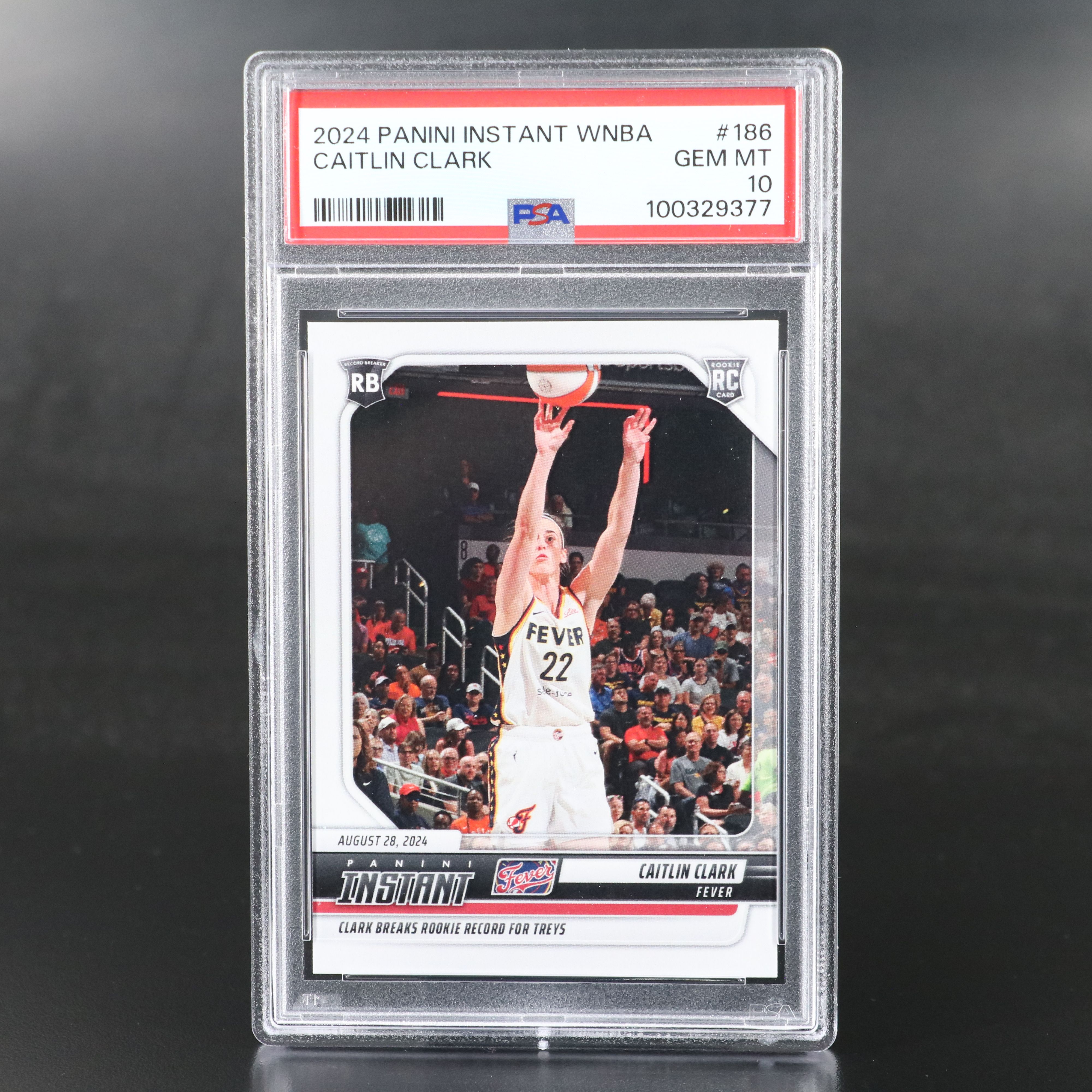 2024 Panini Instant Caitlin Clark Rookie Basketball Card Graded PSA 10