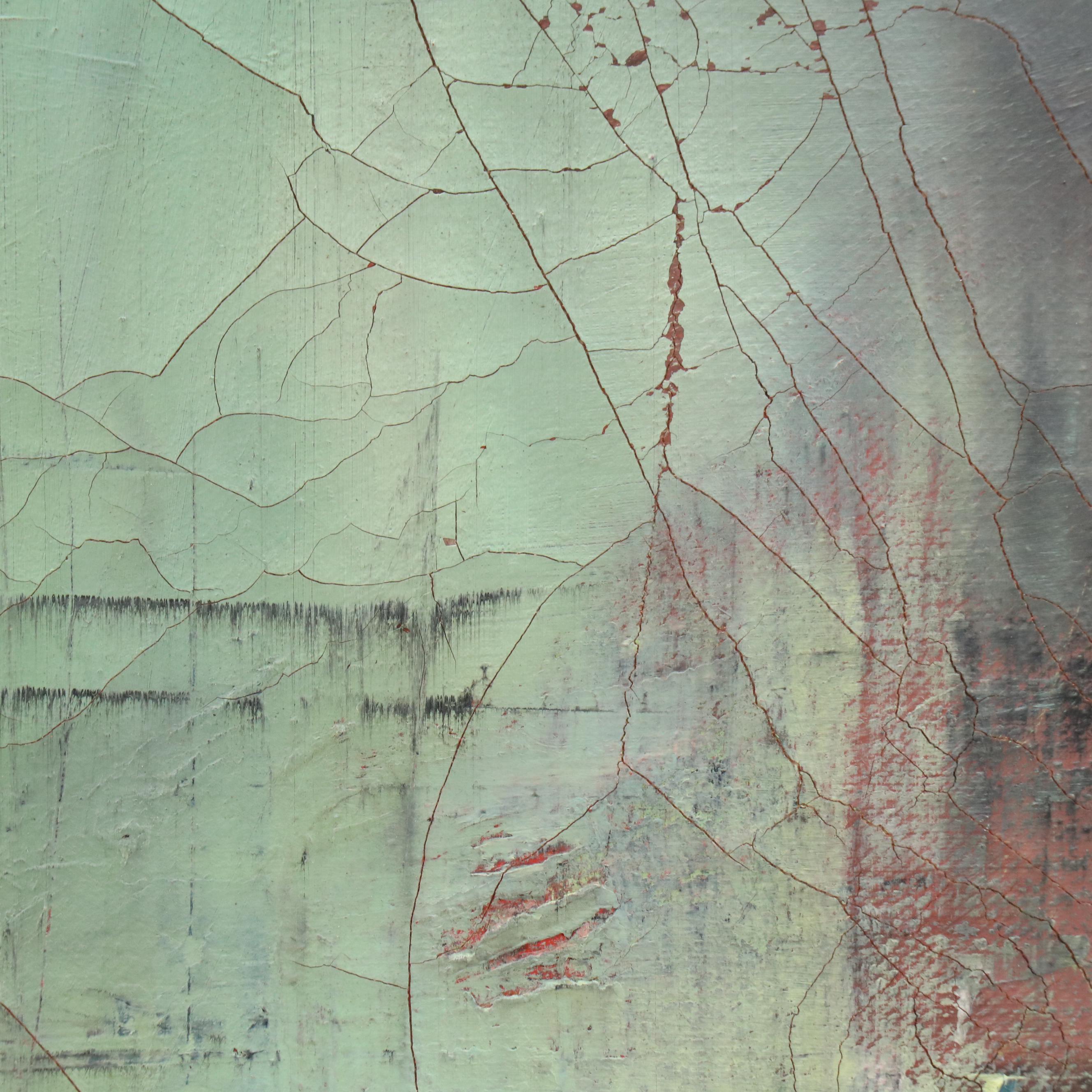 Mid Century Modern Harbor Oil Painting, Mid–Late 20th Century