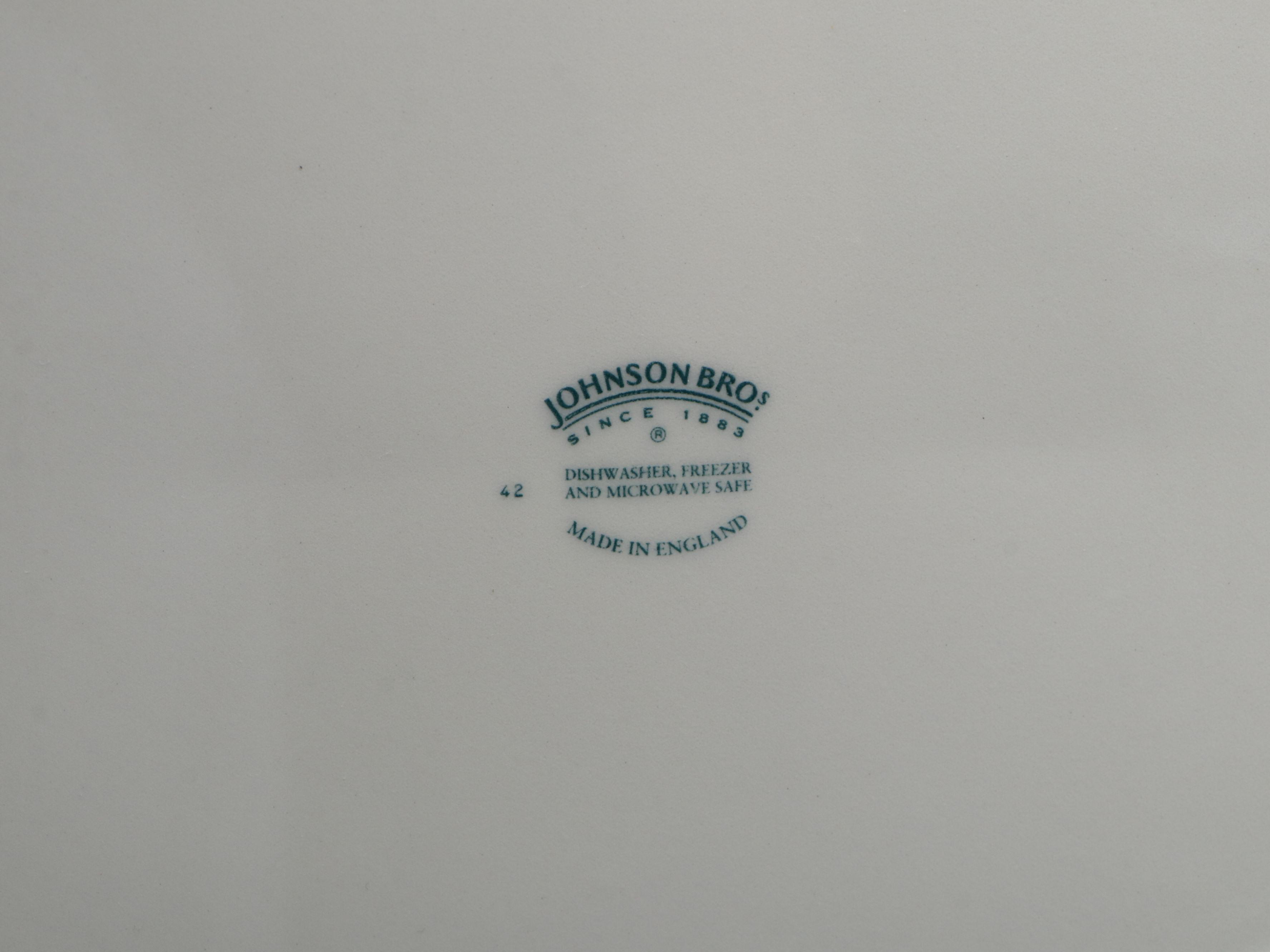 Johnson Bros. "Willow" Ceramic Dinnerware