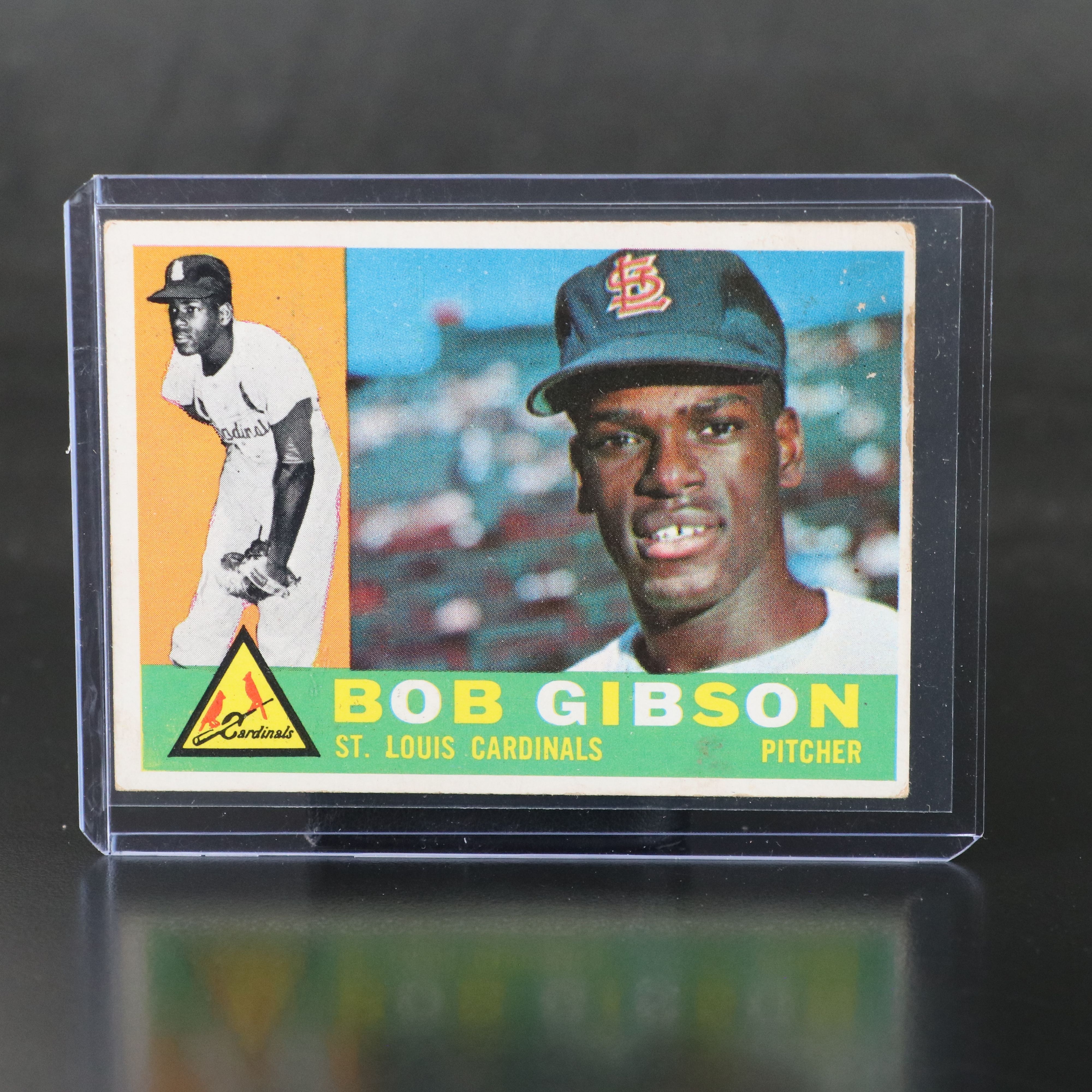 1960 Topps Bob Gibson St. Louis Cardinals Baseball Card
