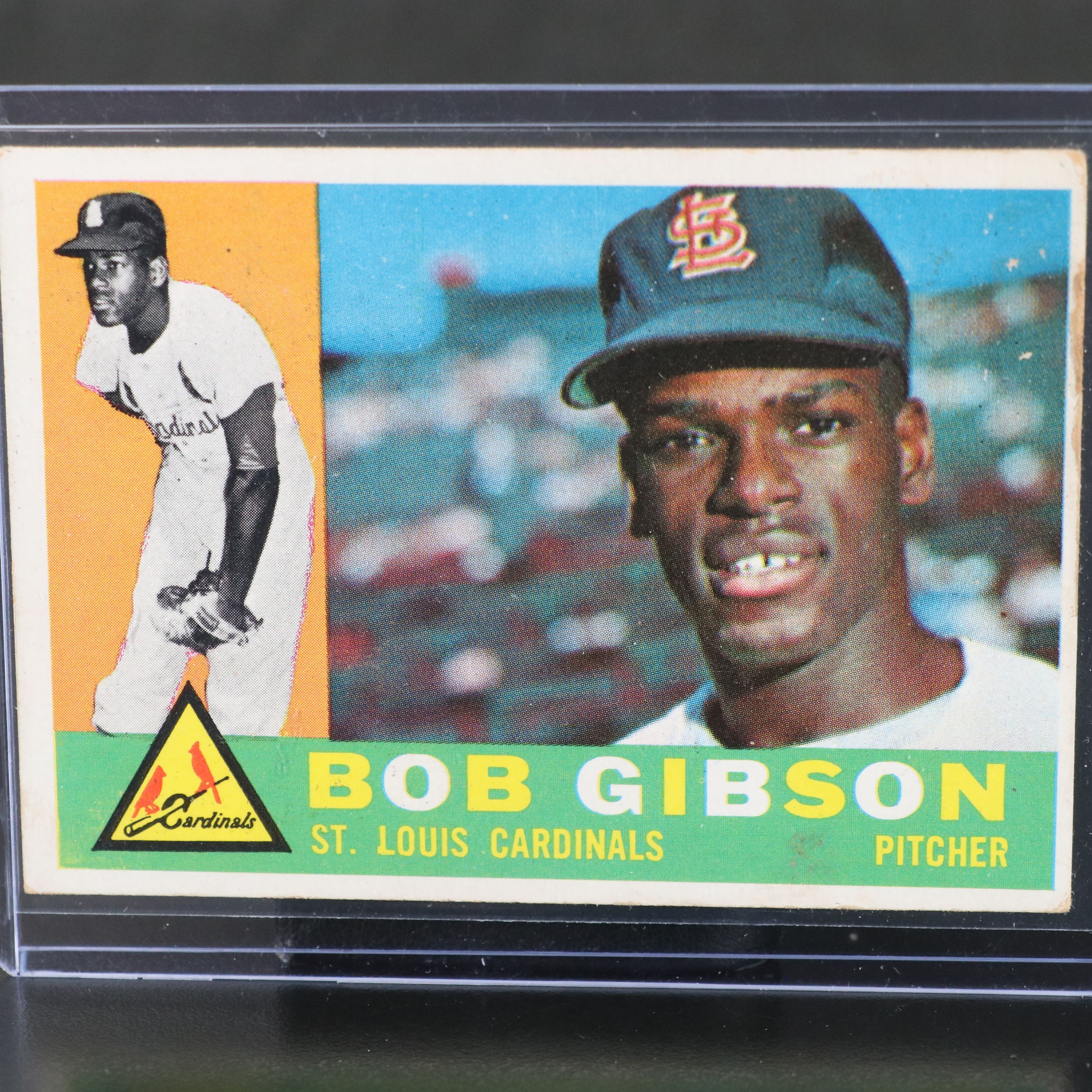 1960 Topps Bob Gibson St. Louis Cardinals Baseball Card