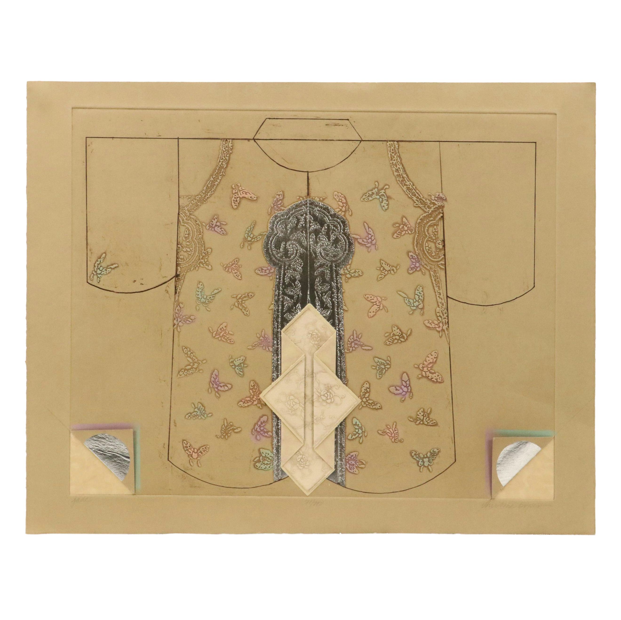 Christine Tarpey Mixed Media Embossing "Jade"