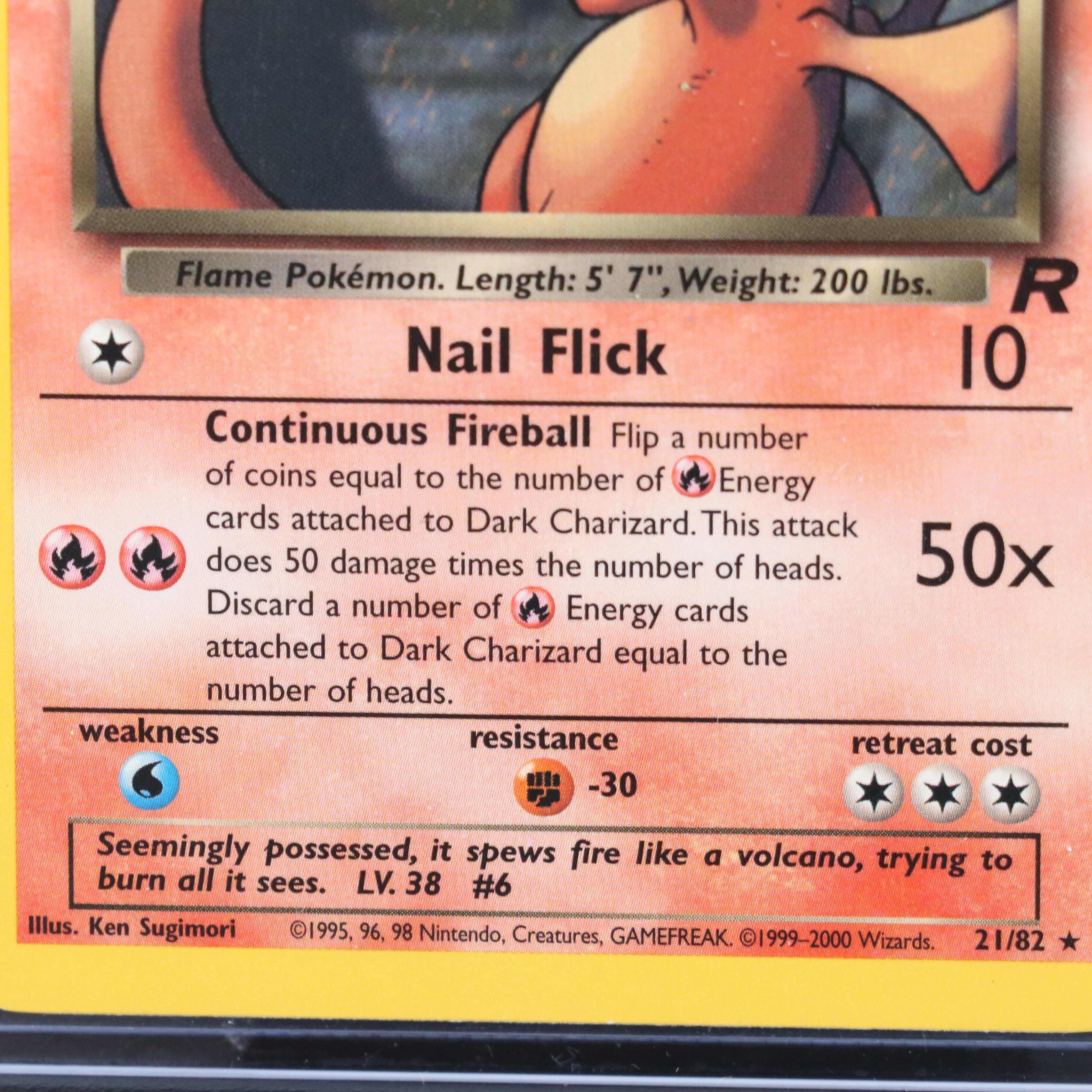 Team Rocket Dark Charizard Pokémon Card