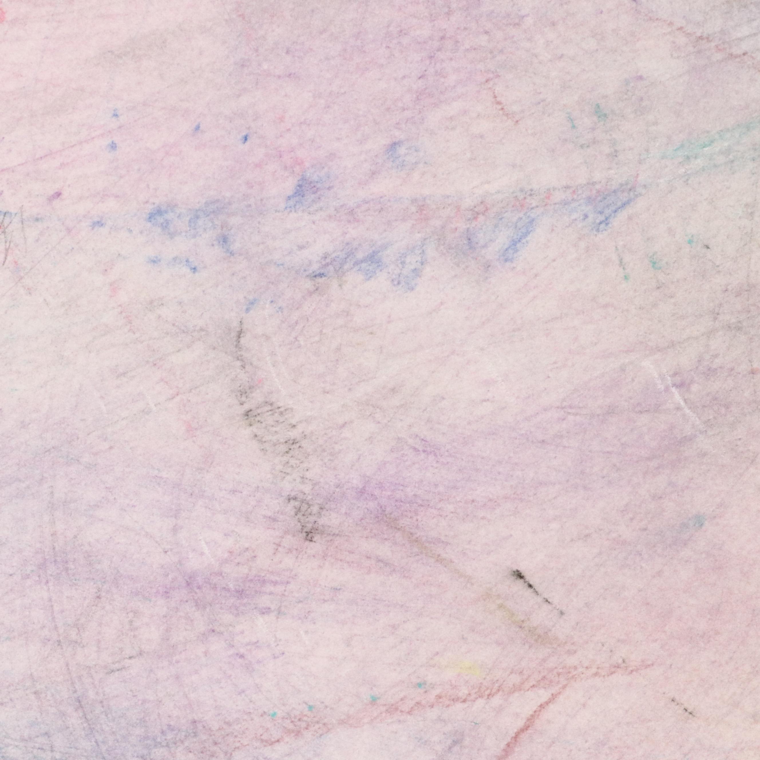 Garcia Abstract Mixed Media Composition, Circa 1985