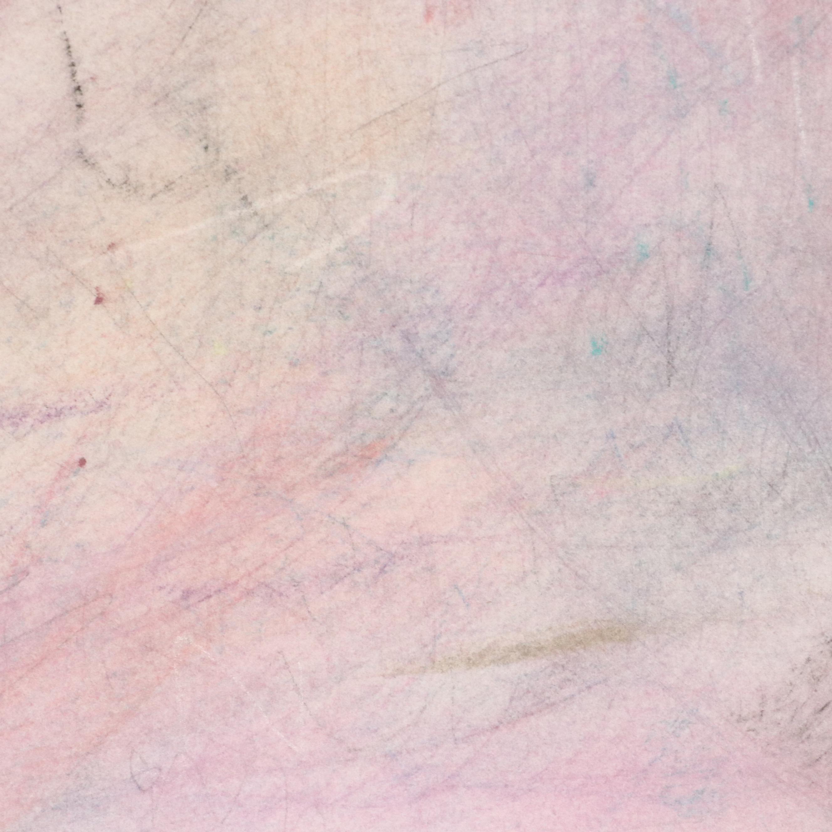 Garcia Abstract Mixed Media Composition, Circa 1985