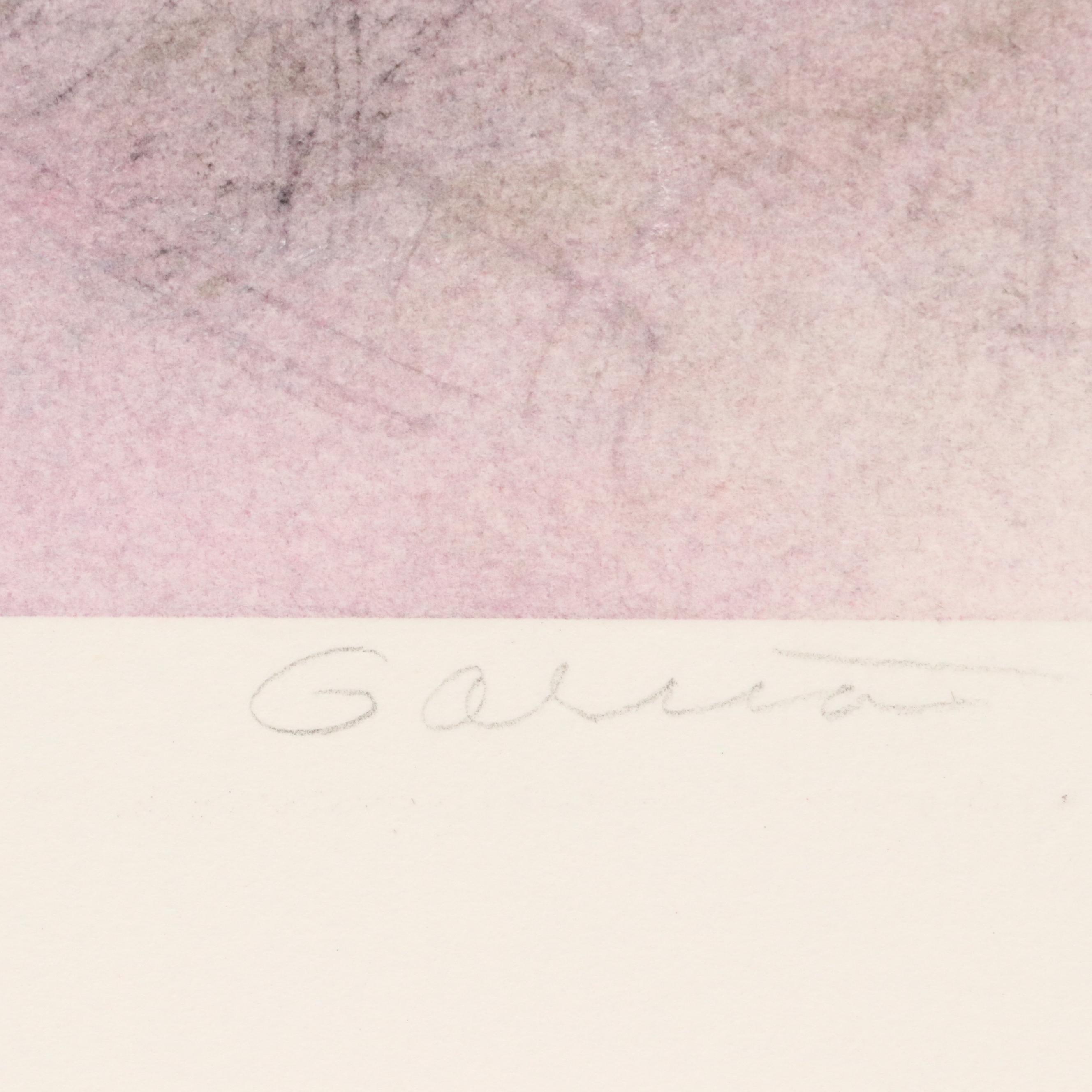 Garcia Abstract Mixed Media Composition, Circa 1985