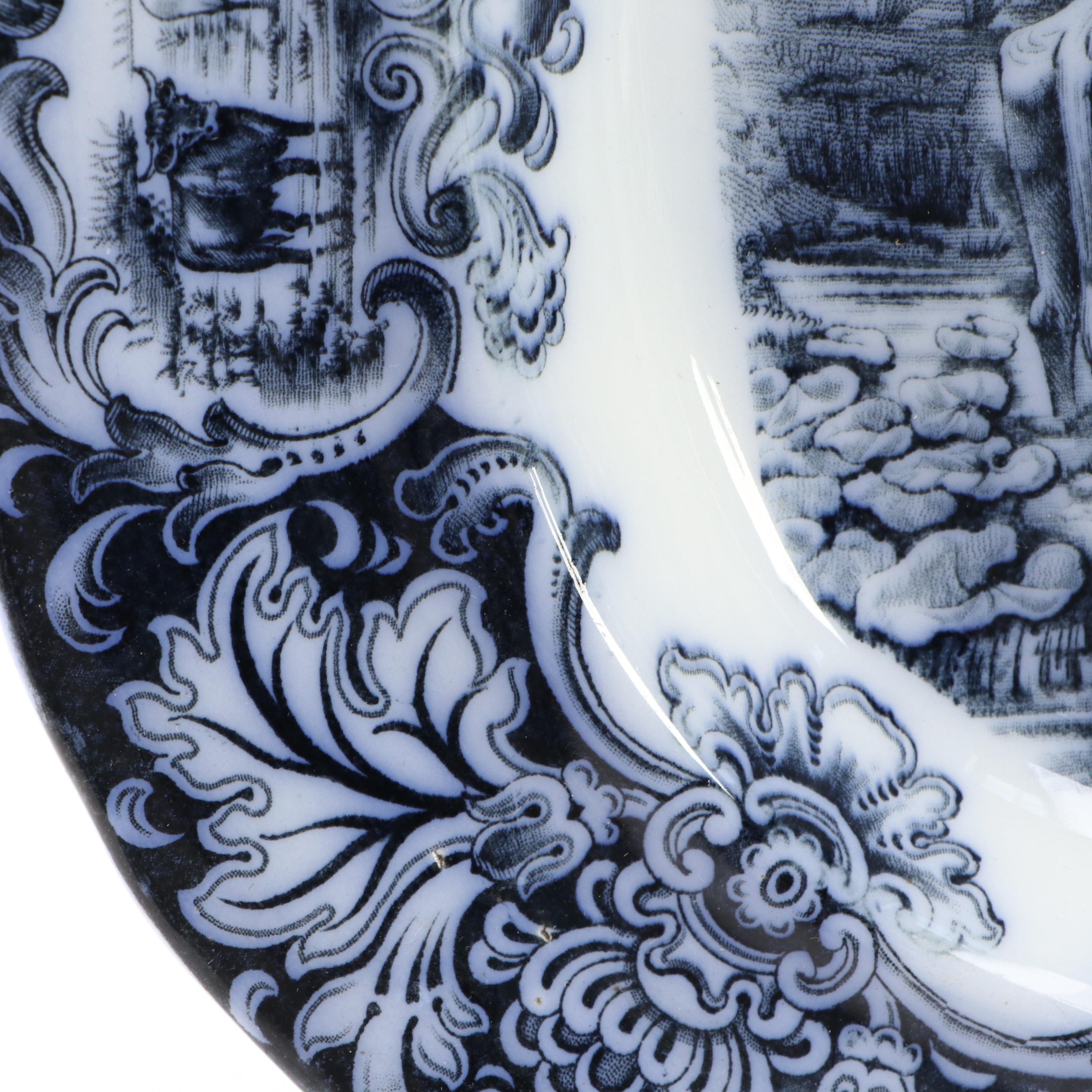 Wedgwood & Co. Cow Pattern Ceramic Dinnerware, Late 19th/Early 20th Century