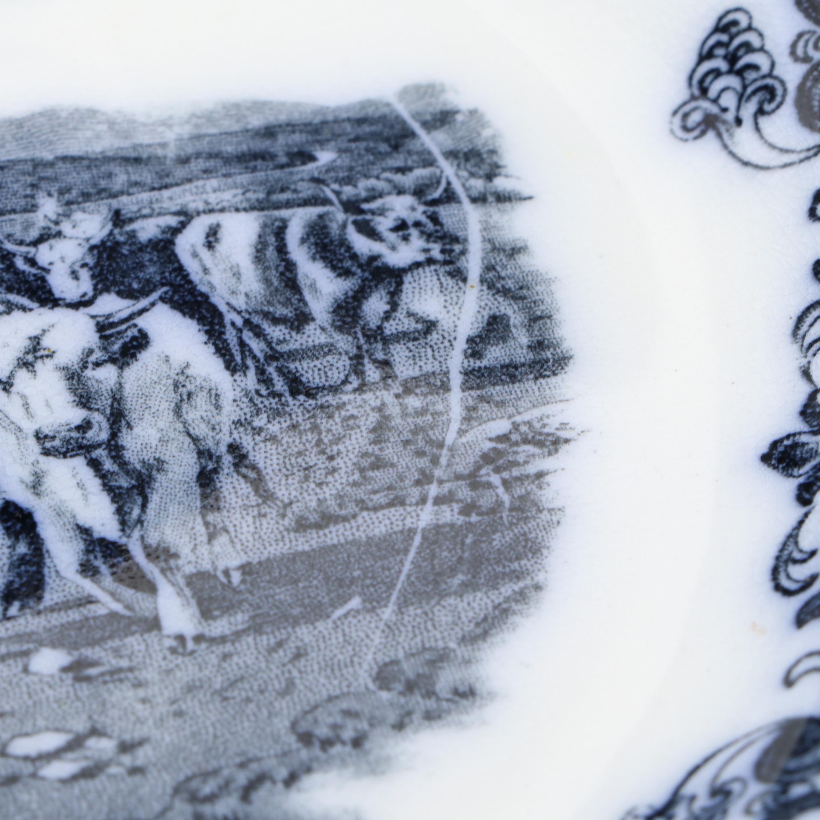 Wedgwood & Co. Cow Pattern Ceramic Dinnerware, Late 19th/Early 20th Century