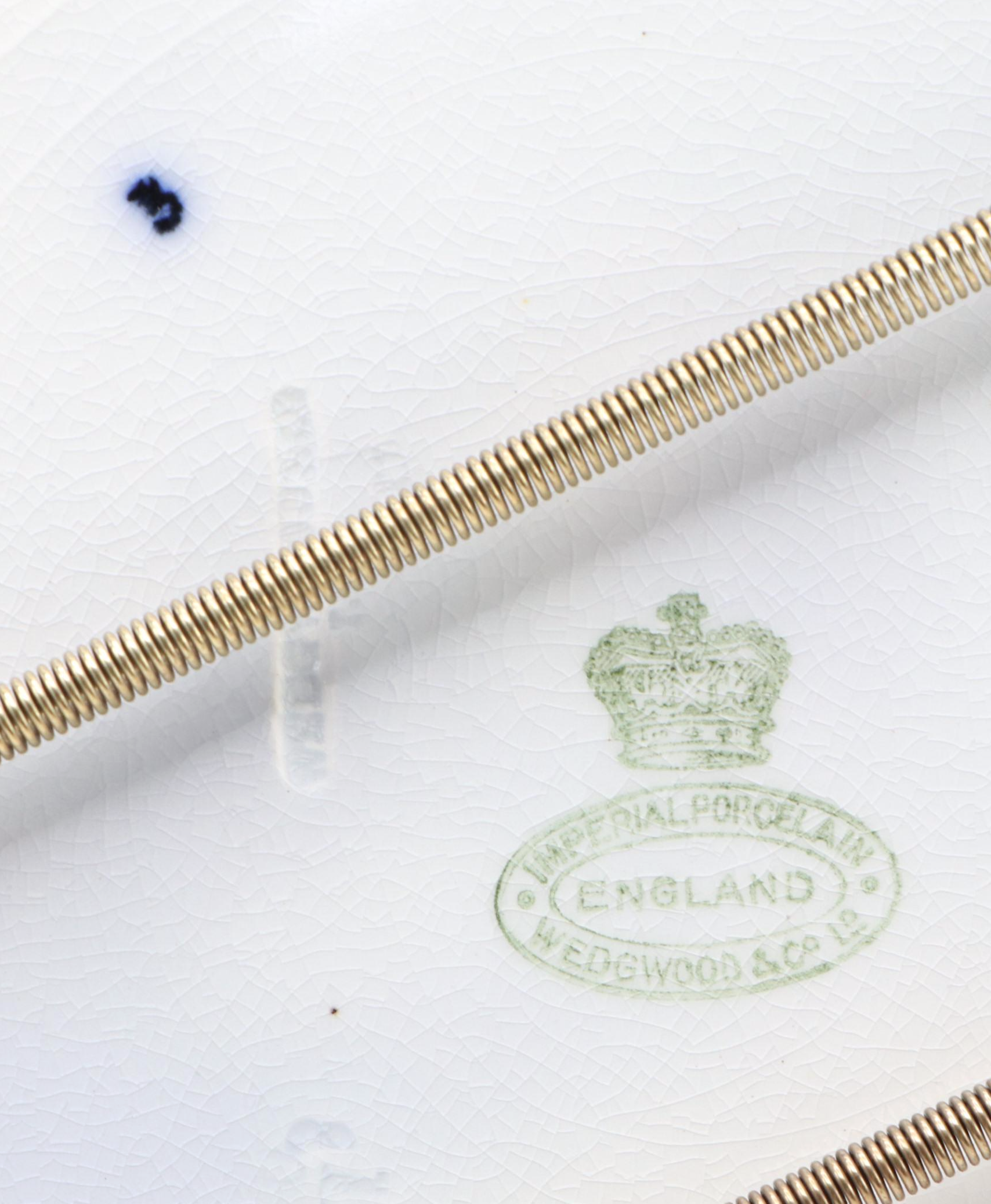 Wedgwood & Co. Cow Pattern Ceramic Dinnerware, Late 19th/Early 20th Century