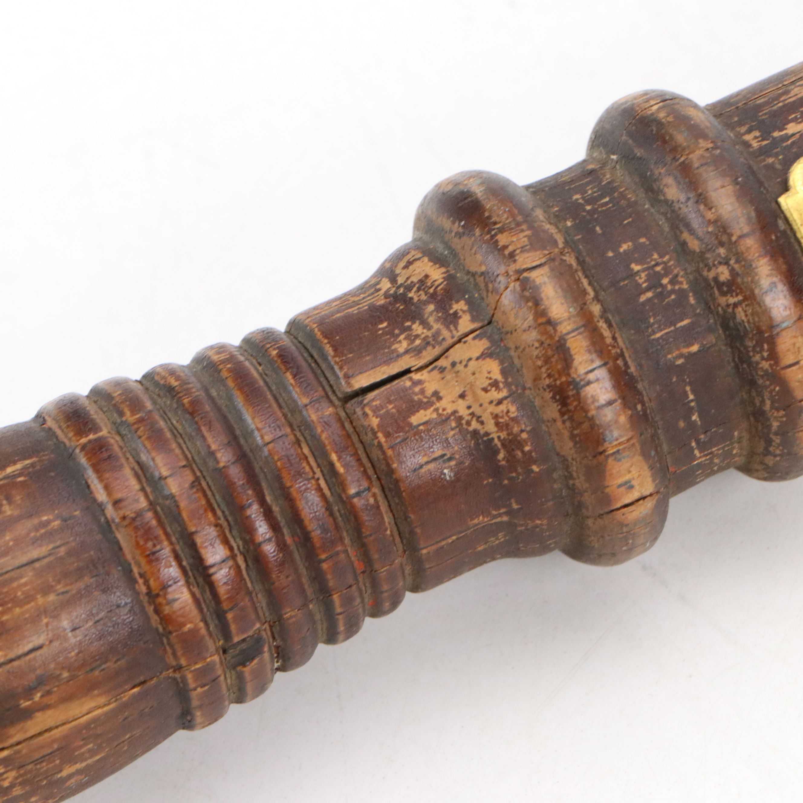 Newport Kentucky W.J. Baker Co. Wood Police Baton with Wood Bat and Club