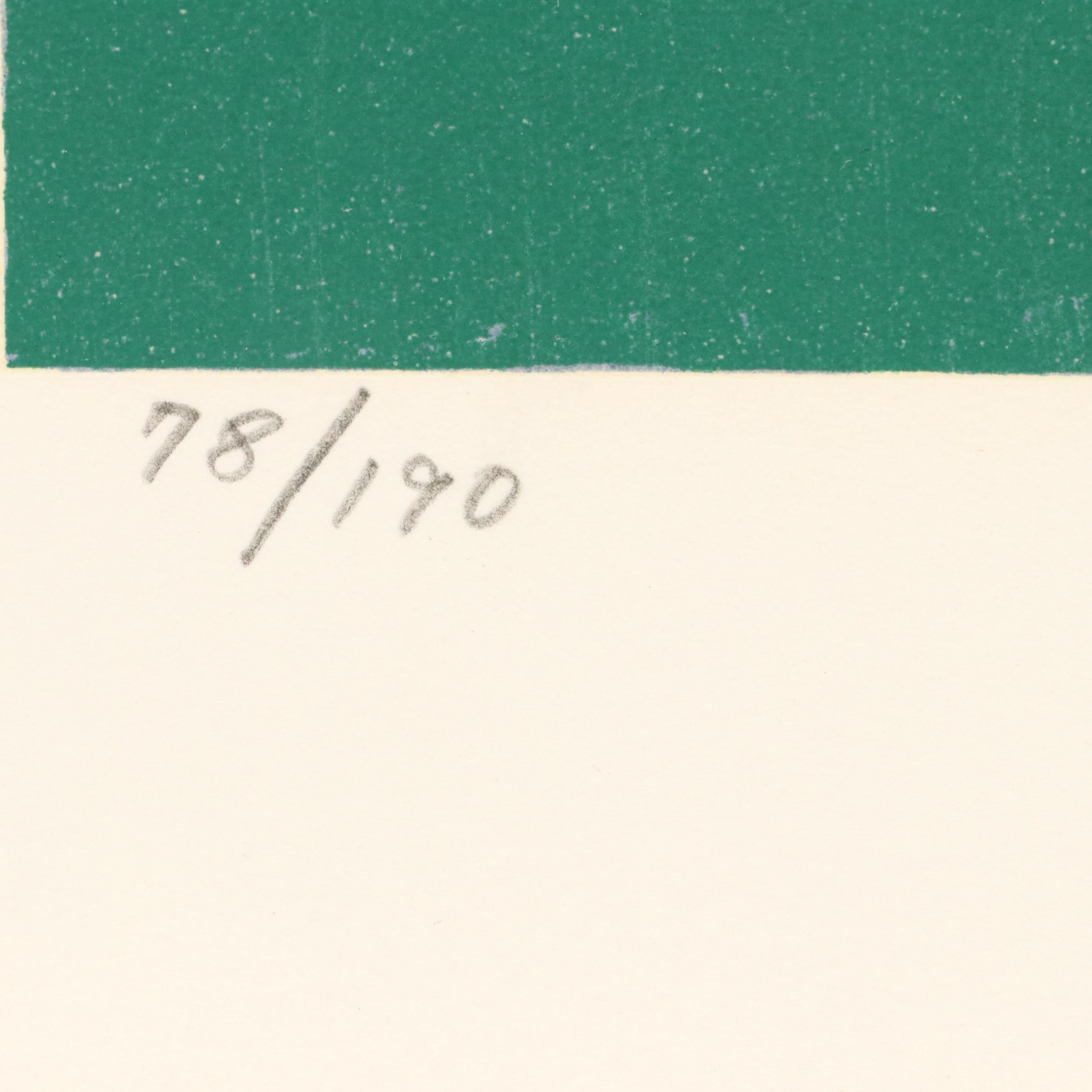 Tadashi Asoma Serigraph "Lilies Afloat"