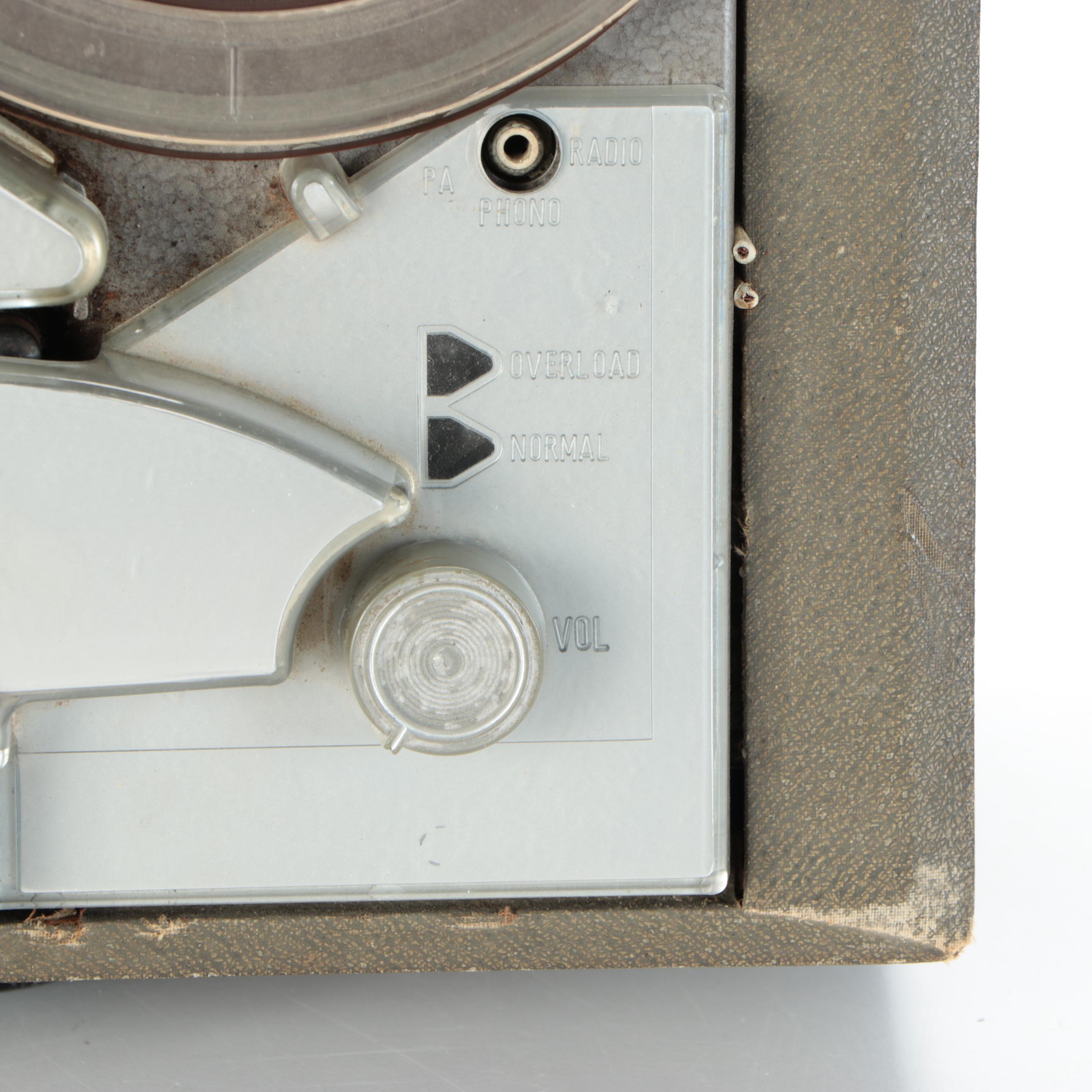 RCA Victor Reel-to-Reel Vintage Tape Recorder, Mid-20th C.