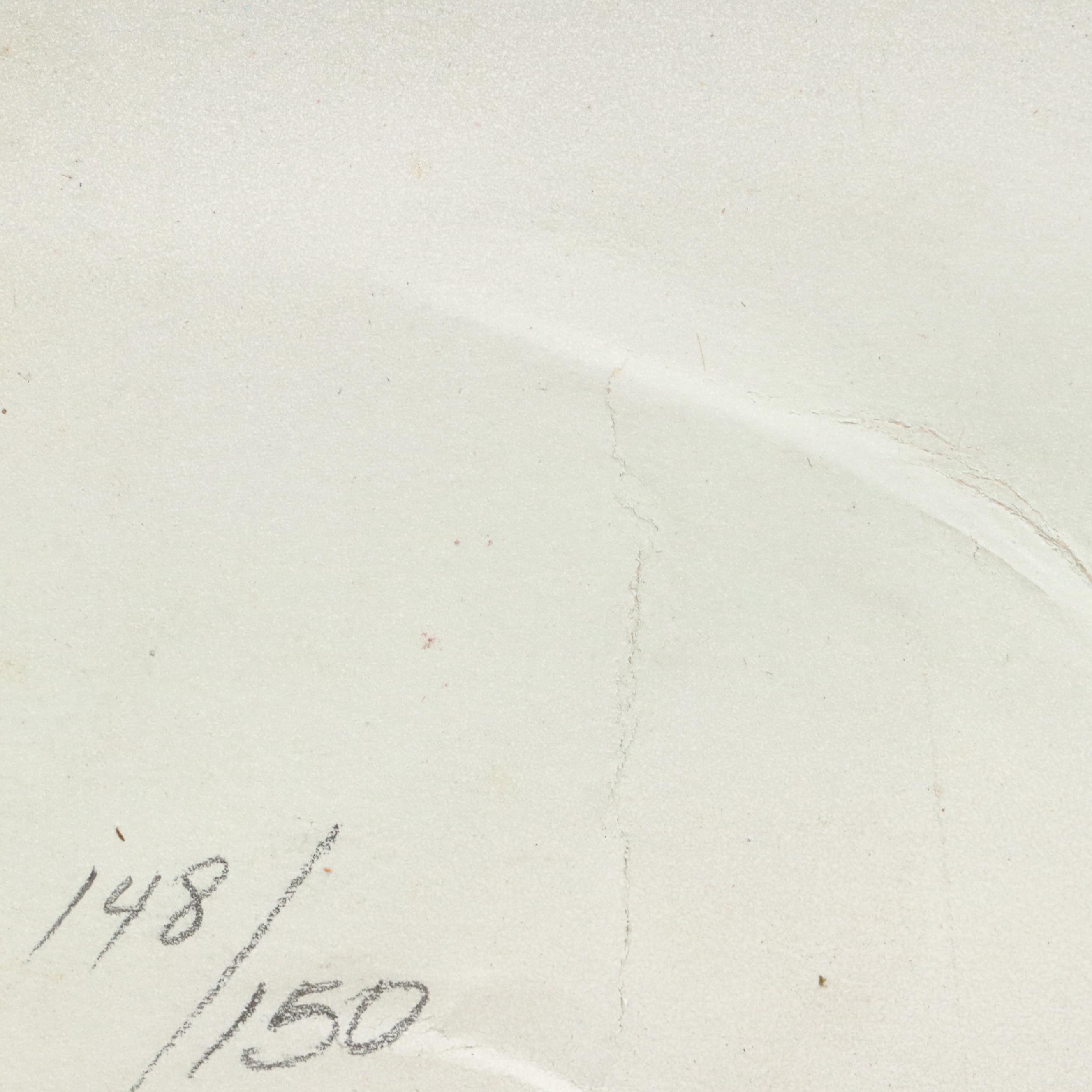 Elba Alvarez Mixed Media Serigraph "Las Lomas"