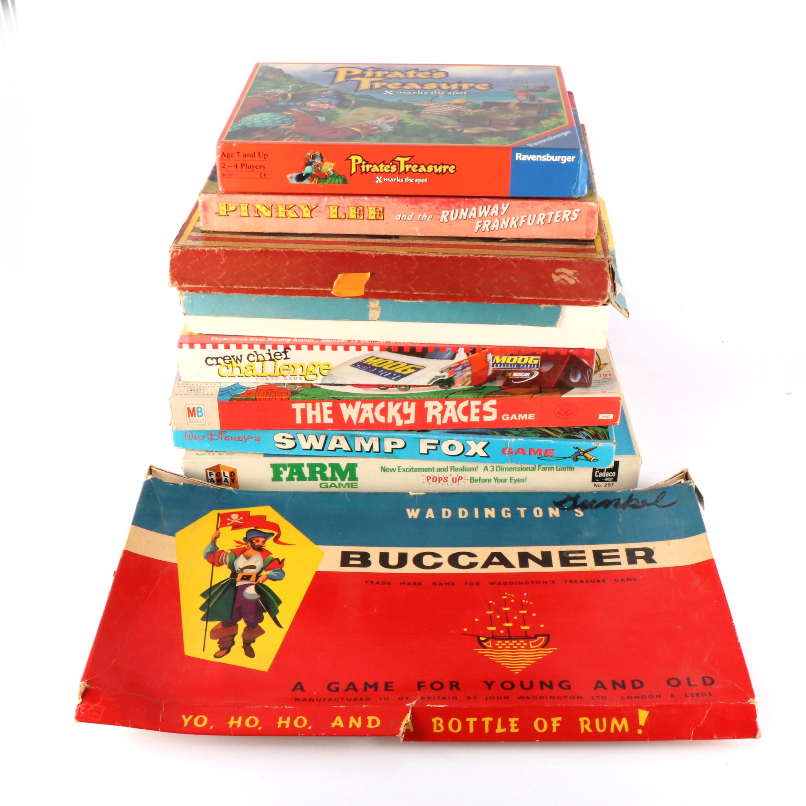 "Pinky Lee and the Runaway Frankfurters" and Other Kid's Board Games