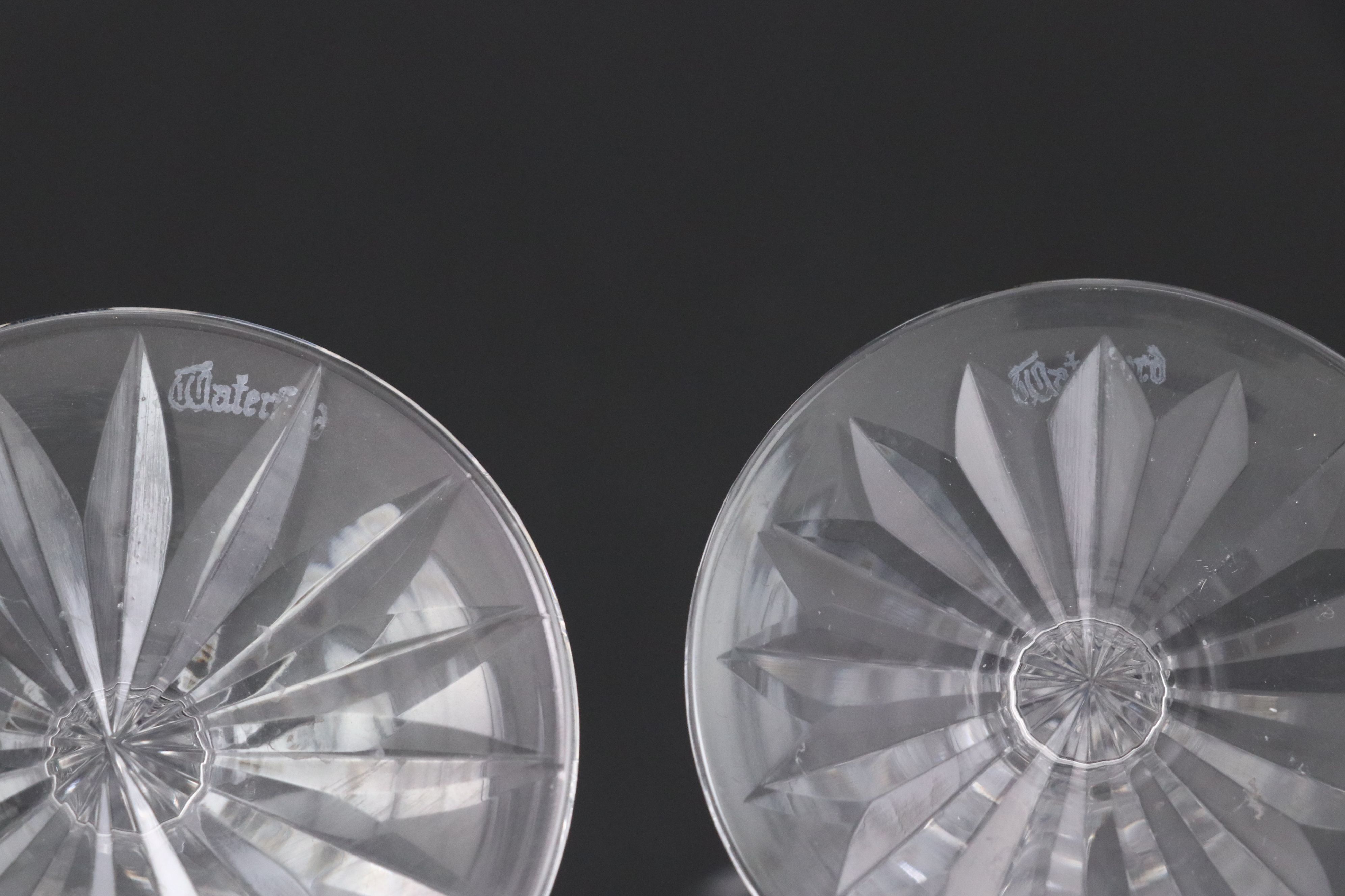 Waterford "Maeve" Crystal Fluted Glasses, Late 20th/Early 21st Century