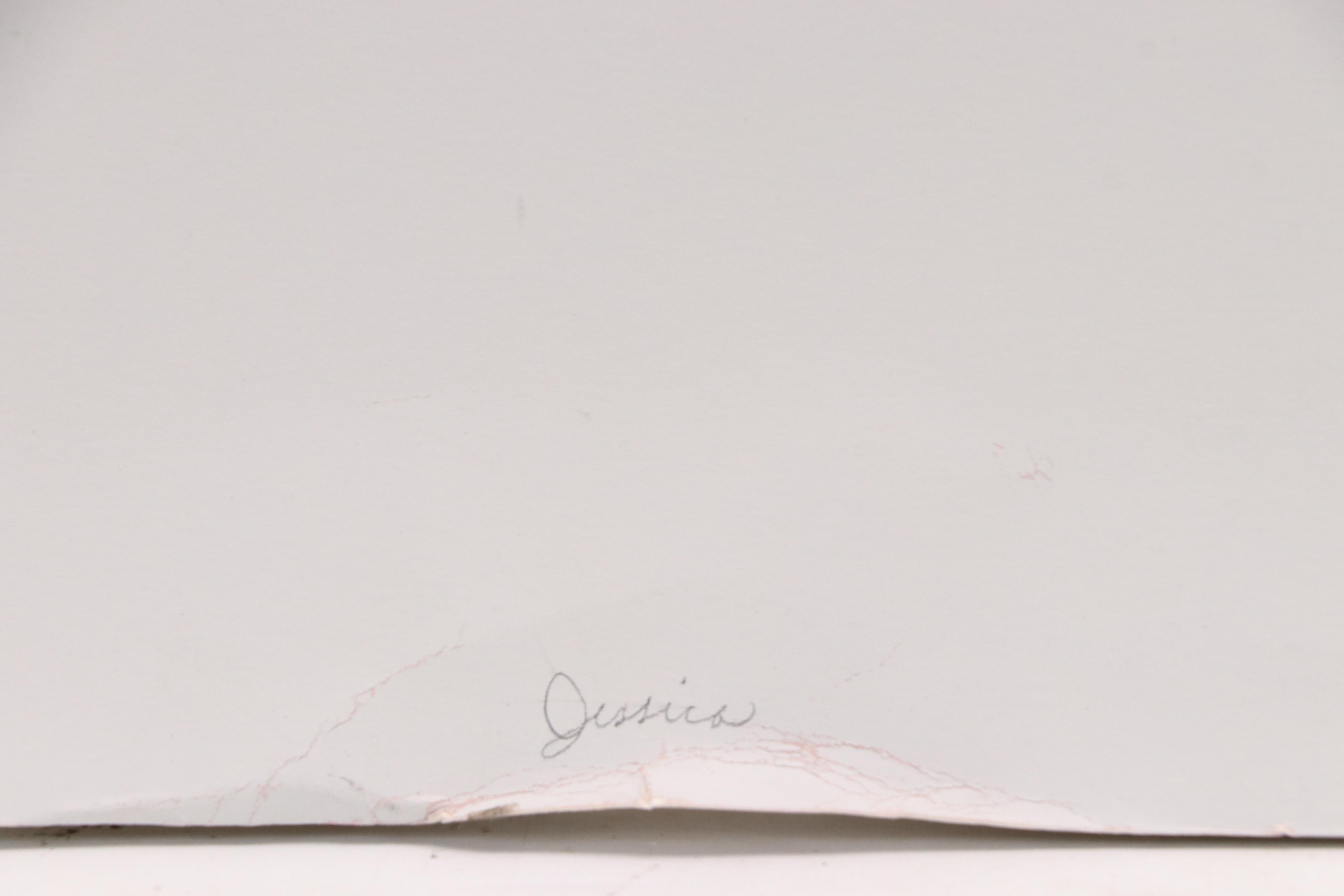 Elba Alvarez Serigraph "Jessica," c. 1988