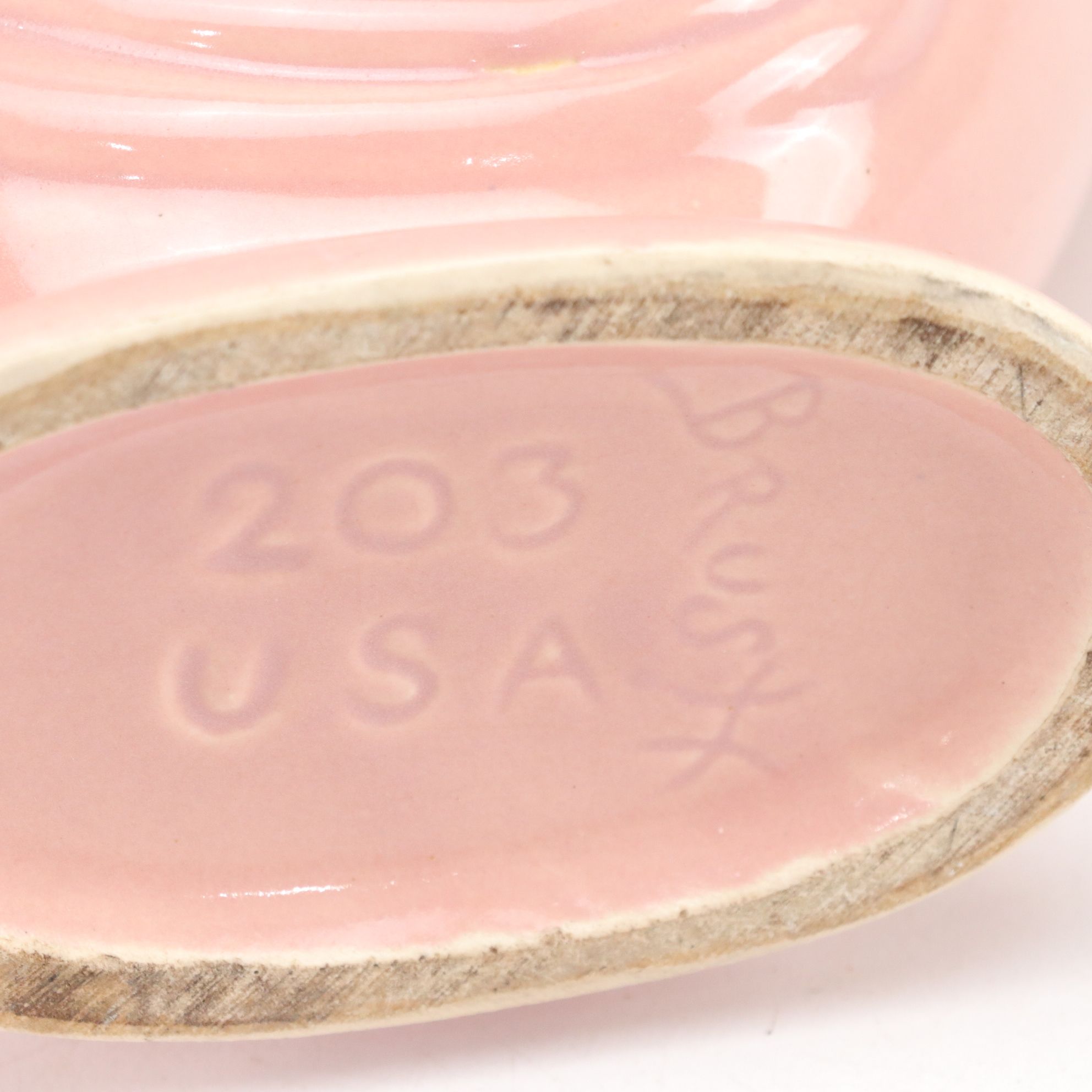 Brush McCoy Vase and Imperial Glass Satin Bowl Featured in Tabletop Collection