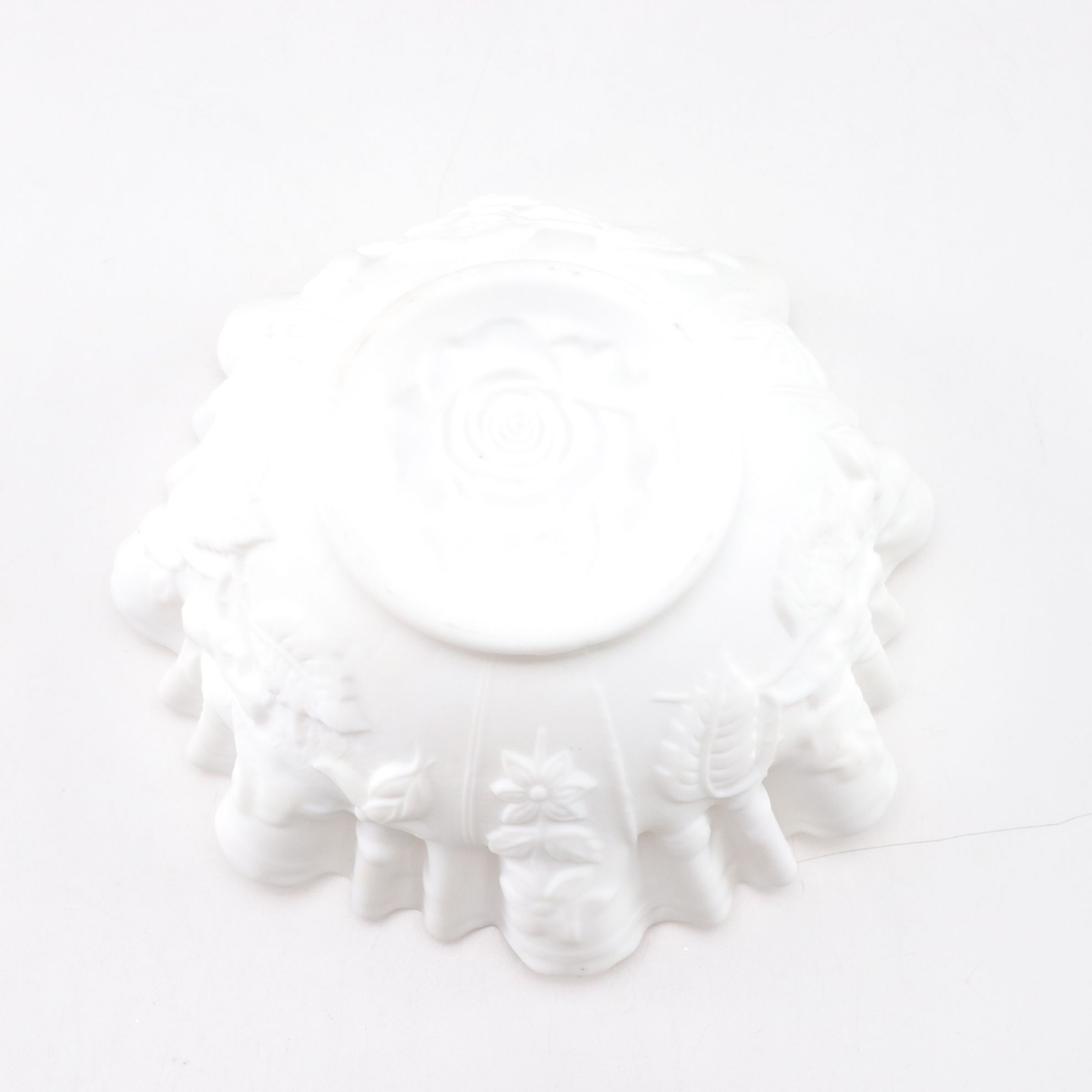 Brush McCoy Vase and Imperial Glass Satin Bowl Featured in Tabletop Collection