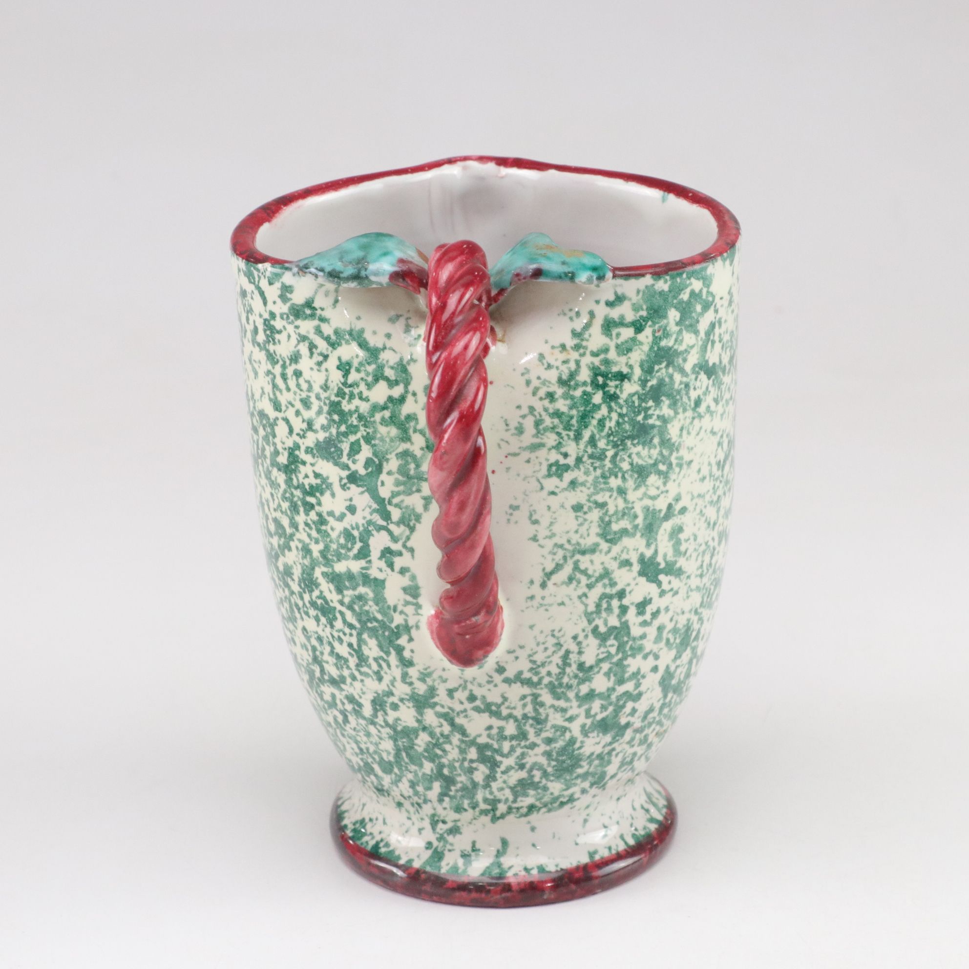 Brush McCoy Vase and Imperial Glass Satin Bowl Featured in Tabletop Collection