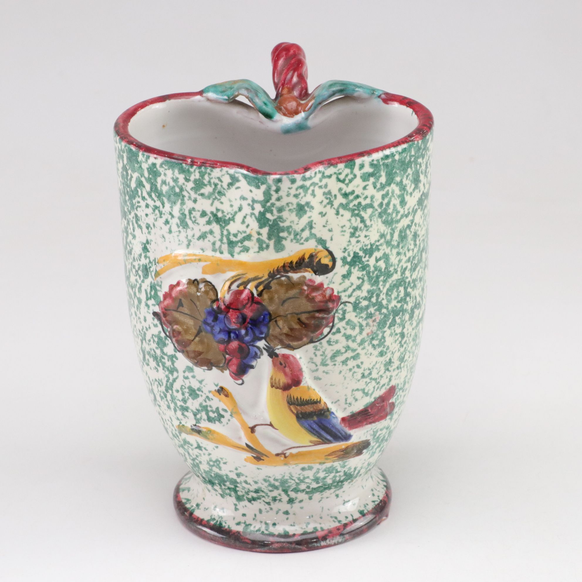 Brush McCoy Vase and Imperial Glass Satin Bowl Featured in Tabletop Collection