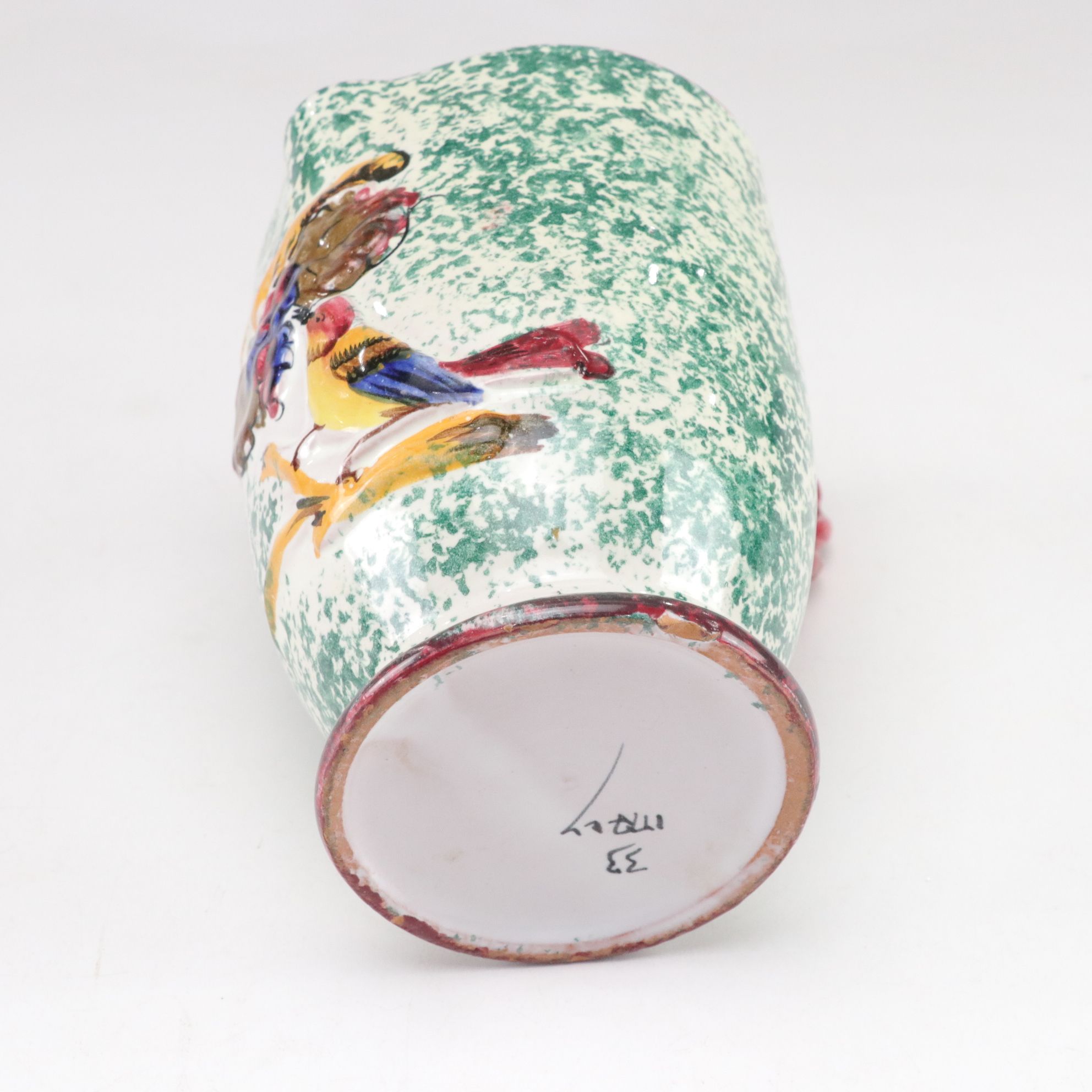 Brush McCoy Vase and Imperial Glass Satin Bowl Featured in Tabletop Collection