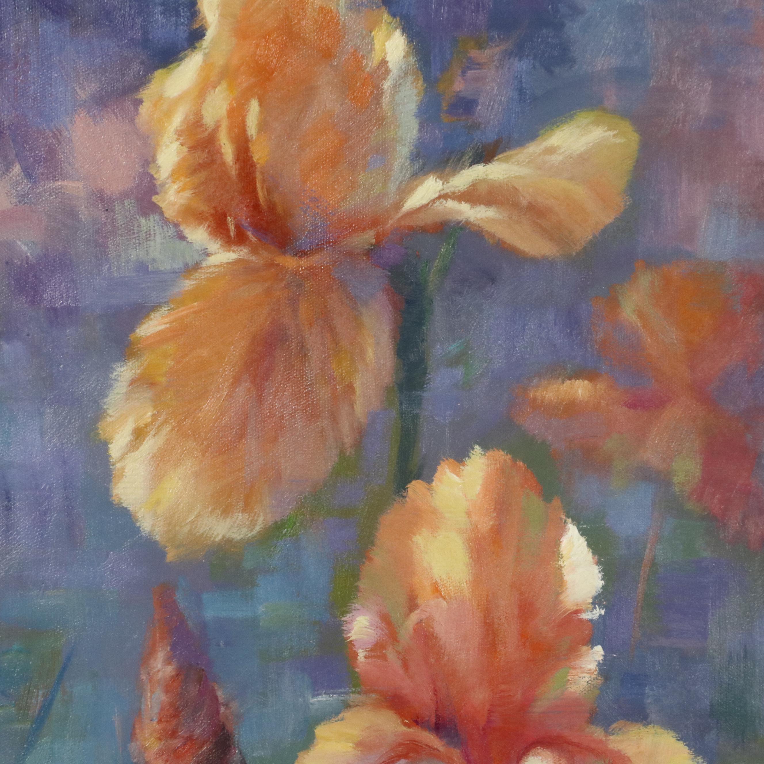 Sasha Floral Oil Painting, 21st Century